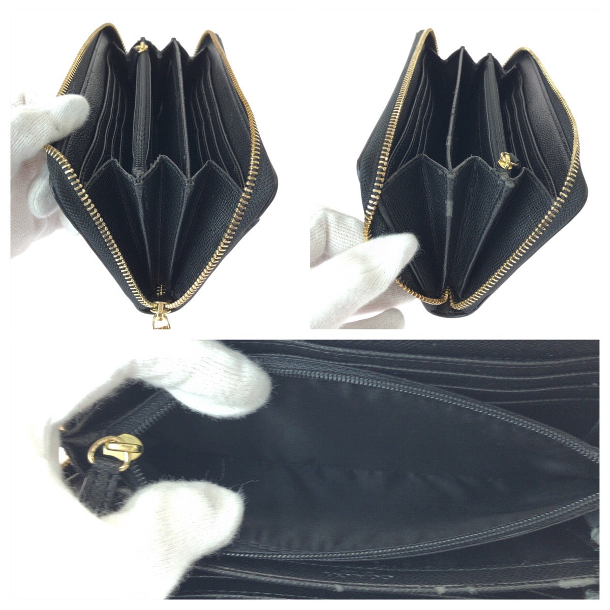 22234
COACH コーチ シグネチャー ブラック 黒 ゴールド金具 パテントレザー F53126 長財布 ロングウォレット レディース B3