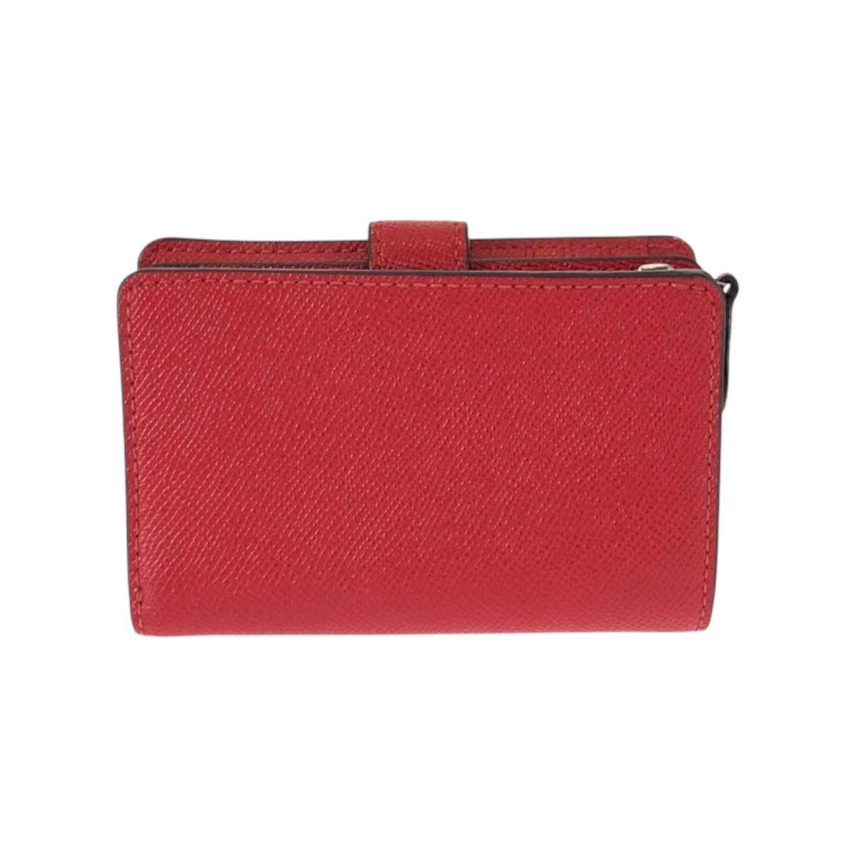 22245
COACH コーチ レッド シルバー金具 レザー F1980 折財布 コンパクトウォレット レディース ABP4