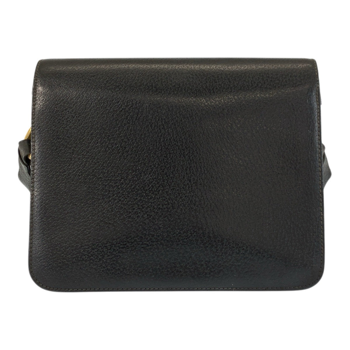 22248
GUCCI グッチ ブラック 黒 ゴールド金具 レザー / スウェード 001 406 1146 ショルダーバッグ ポシェット レディース AB18