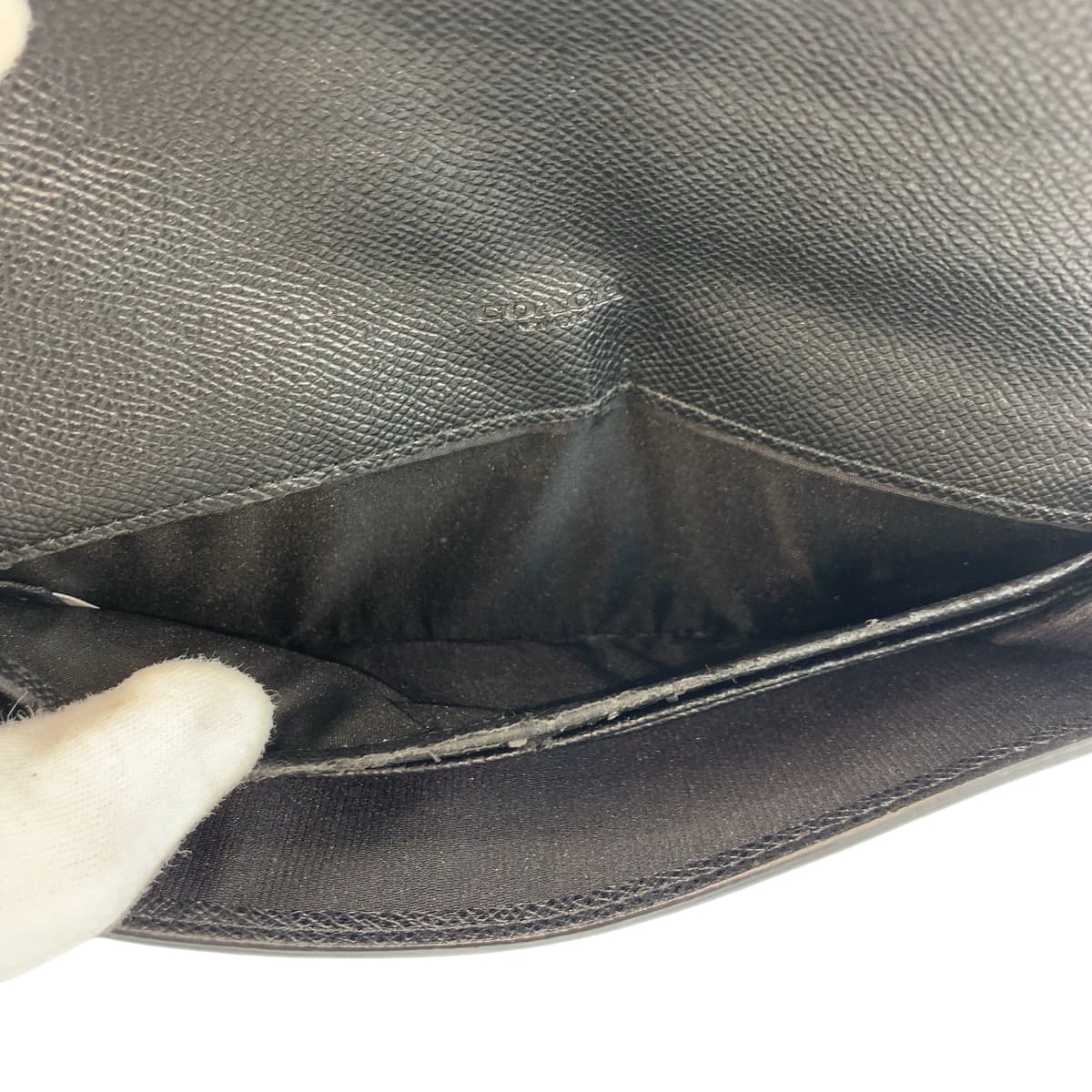 22263
COACH コーチ ブルー ゴールド金具 レザー K1480 長財布 ロングウォレット レディース AB2