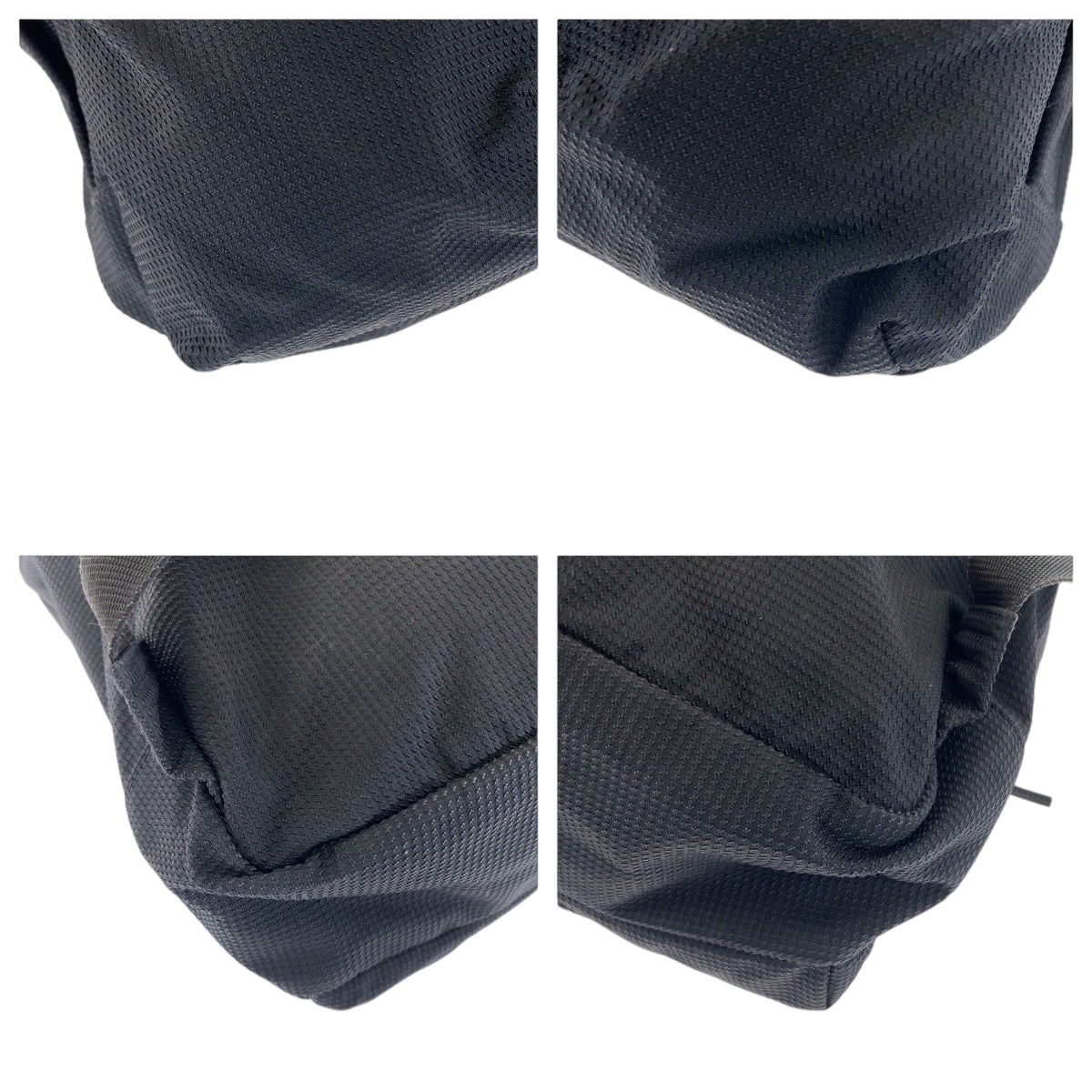 22269
HUNTING WORLD Black Nylon / Leather Backpack with Silver Hardware for Men AB7