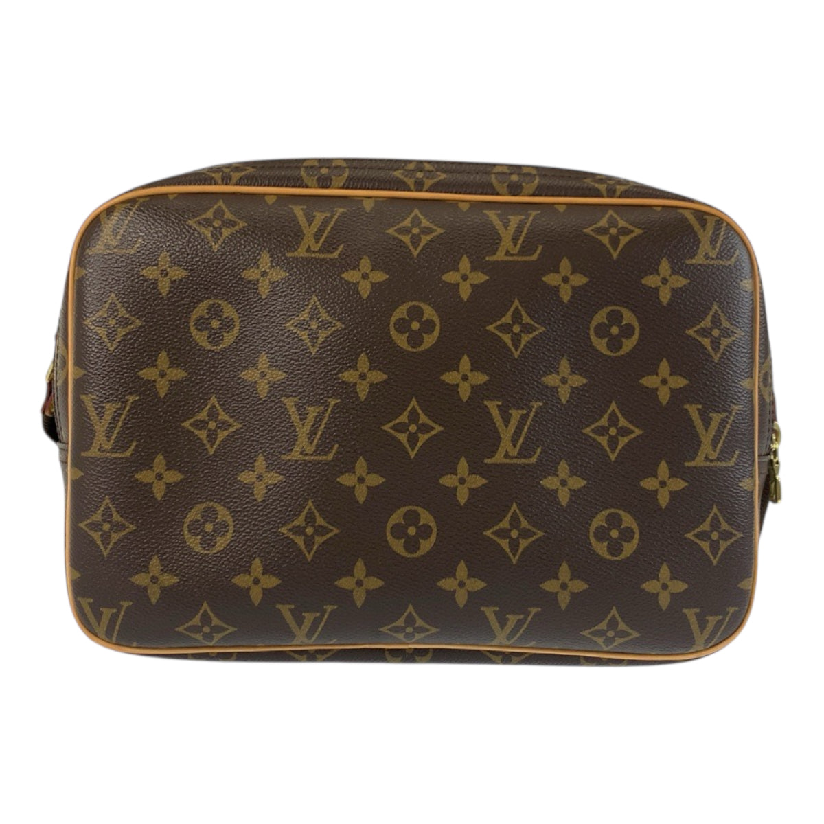 22277
LOUIS VUITTON ルイヴィトン モノグラム リポーター PM ブラウン ゴールド金具 PVC M45254 ショルダーバッグ メッセンジャーバッグ レディース A100