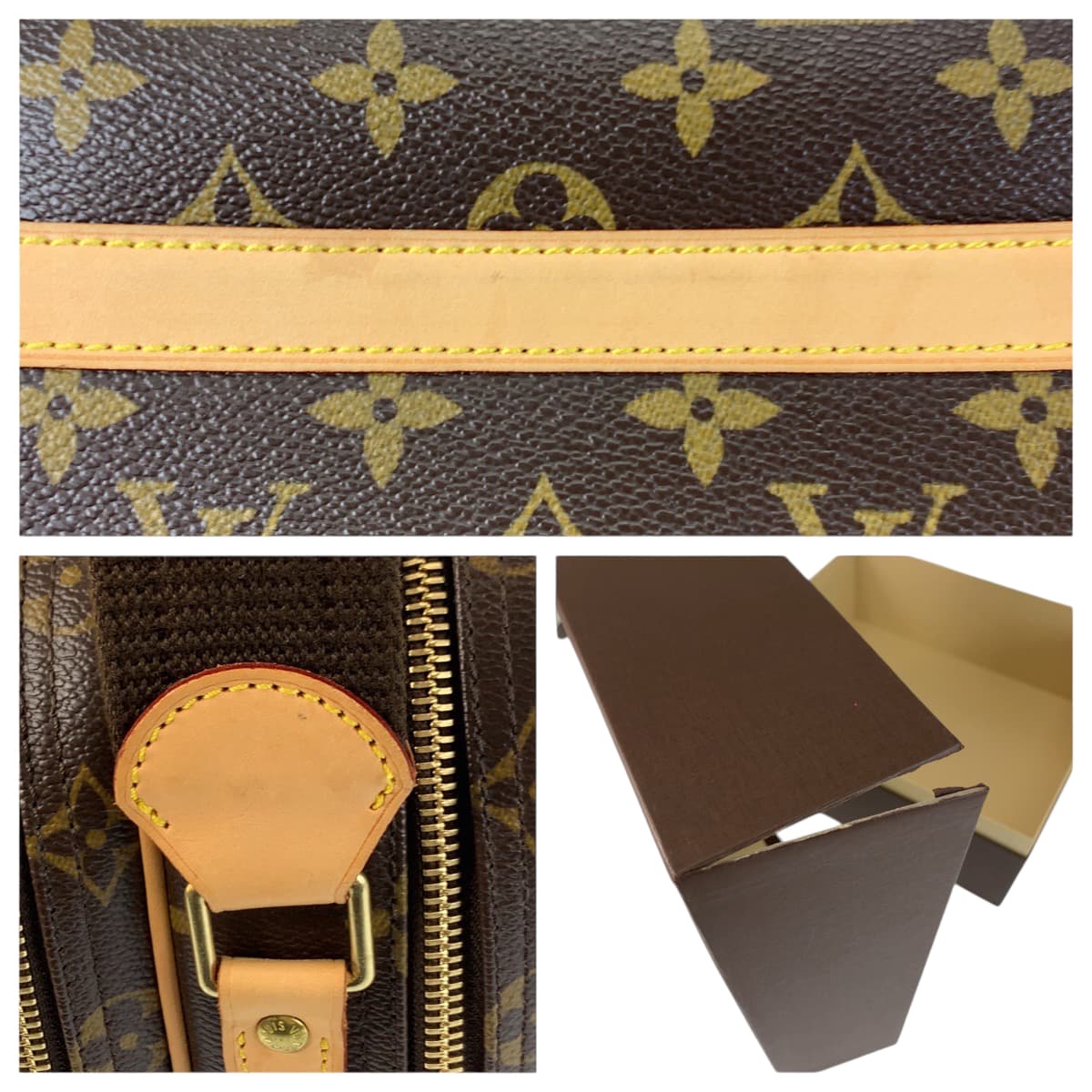 22277
LOUIS VUITTON ルイヴィトン モノグラム リポーター PM ブラウン ゴールド金具 PVC M45254 ショルダーバッグ メッセンジャーバッグ レディース A100