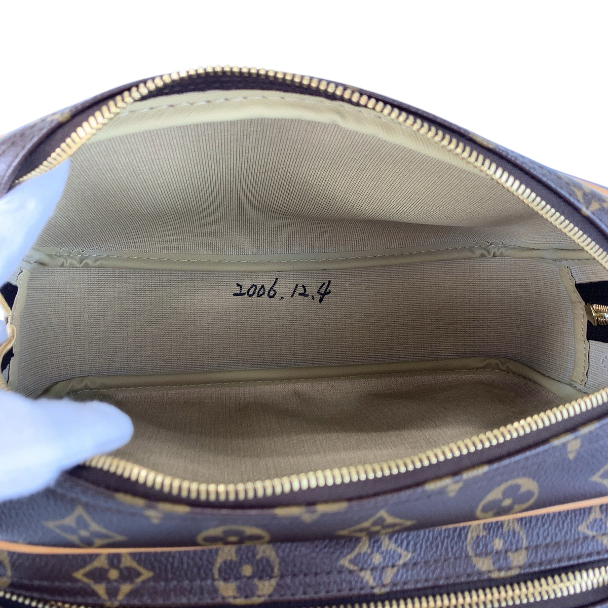 22277
LOUIS VUITTON ルイヴィトン モノグラム リポーター PM ブラウン ゴールド金具 PVC M45254 ショルダーバッグ メッセンジャーバッグ レディース A100