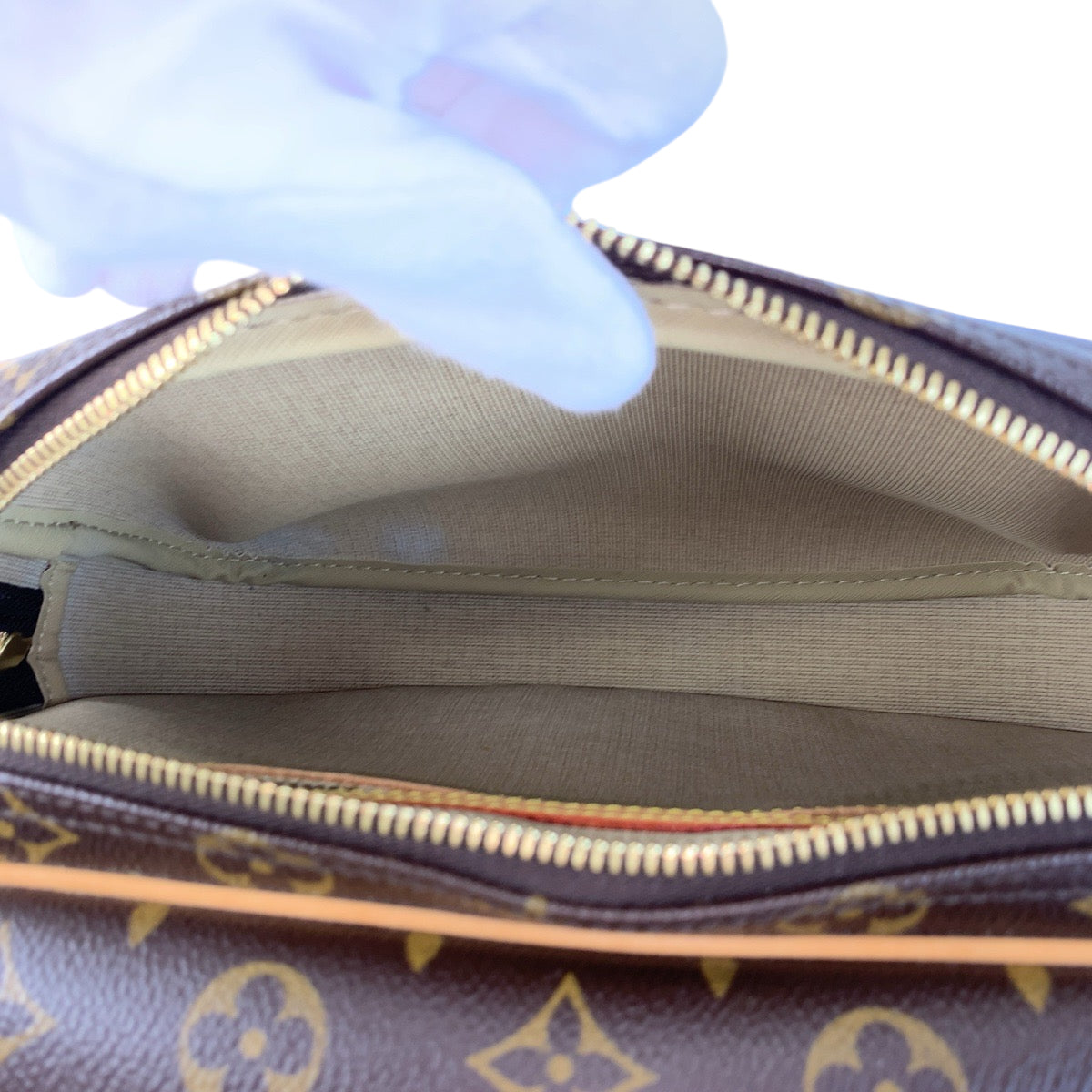 22277
LOUIS VUITTON ルイヴィトン モノグラム リポーター PM ブラウン ゴールド金具 PVC M45254 ショルダーバッグ メッセンジャーバッグ レディース A100