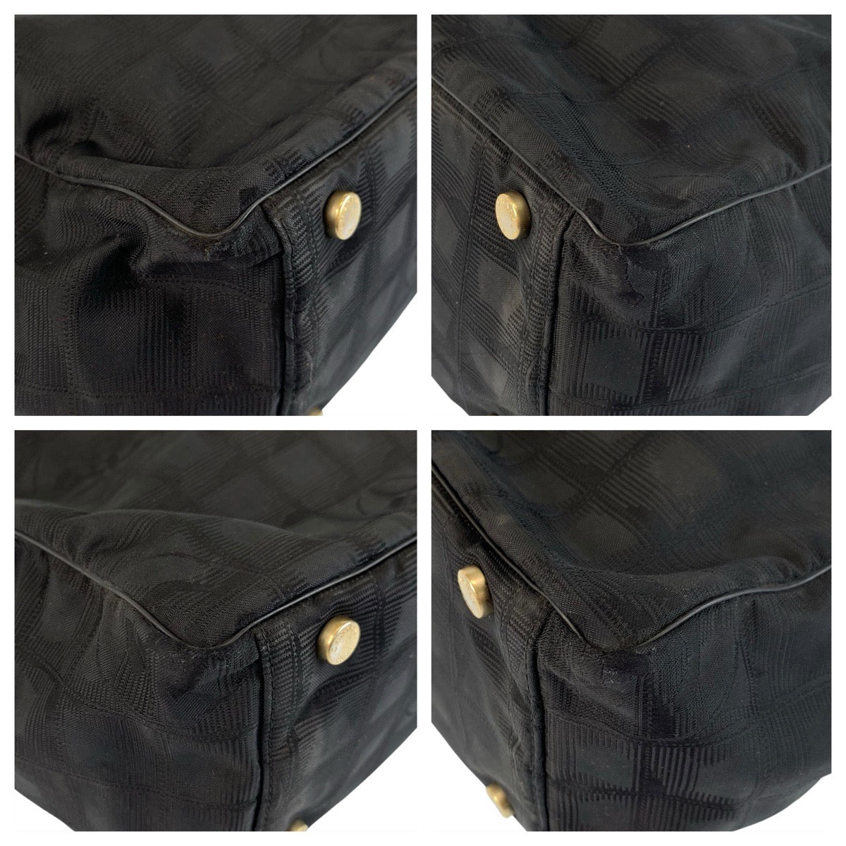 22279
CHANEL シャネル ニュートラベルライン トート ココマーク ブラック 黒 ゴールド金具 ナイロン / レザー トートバッグ ショルダーバッグ レディース ABP30