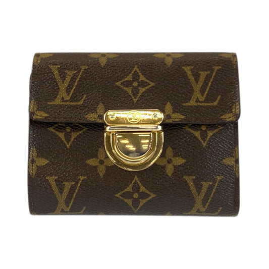 22281
LOUIS VUITTON ルイヴィトン モノグラム ポルトフォイユ コアラ ブラウン ゴールド金具 PVC M58013 折財布 コンパクトウォレット レディース AB35