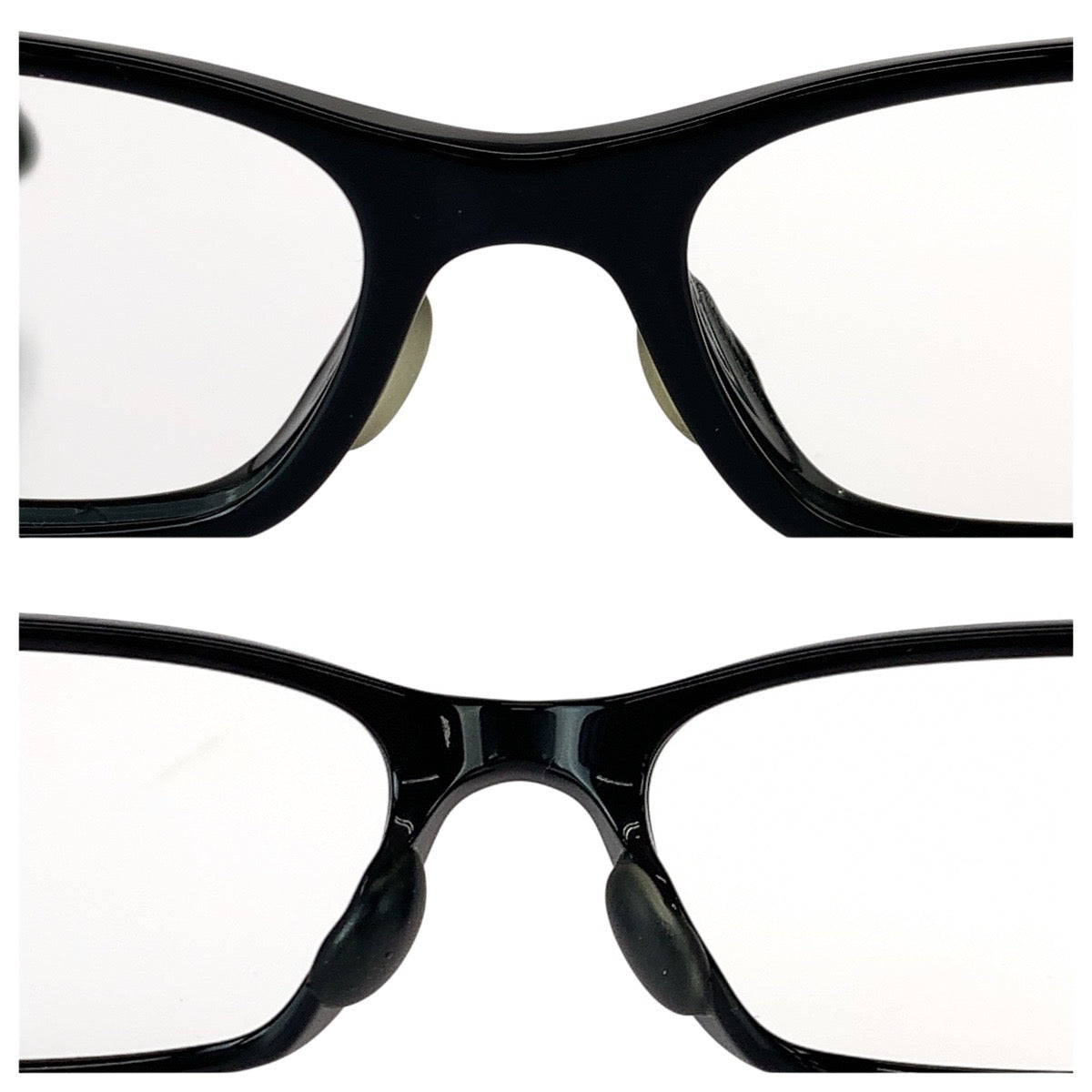 22282
CHANEL Coco Mark Black Silver Hardware Plastic / Denim 3169A 53□16 135 8 Sunglasses Eyeglass Frames Unisex Square Women's AB15