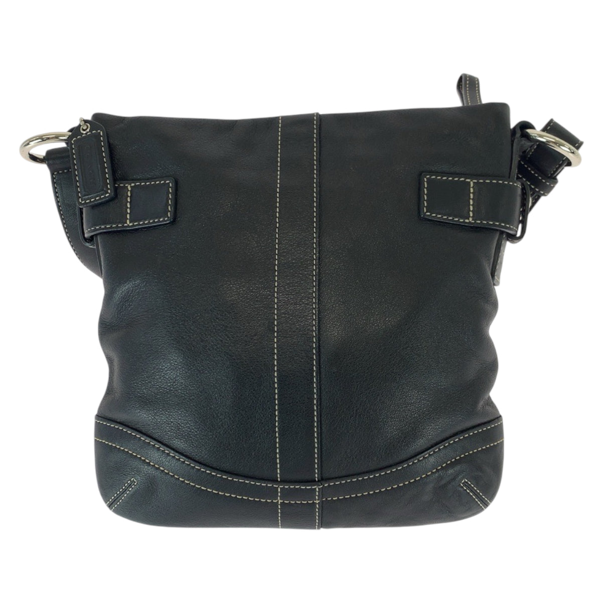 22285
COACH コーチ ブラック 黒 シルバー金具 レザー G05S-3594 ショルダーバッグ メッセンジャーバッグ レディース ABP8