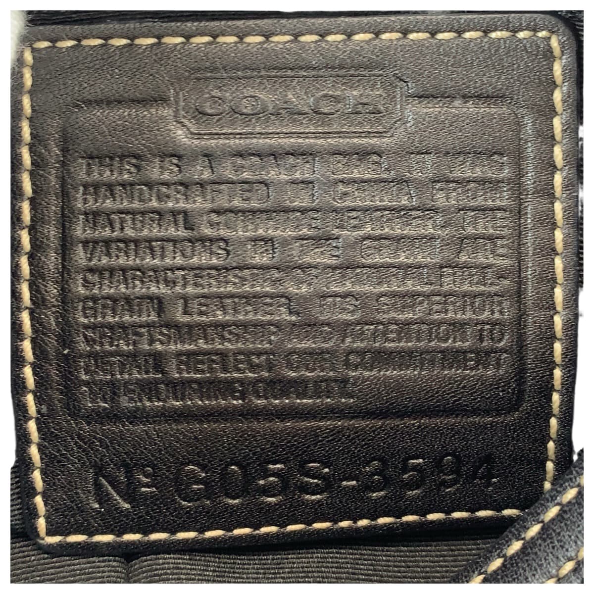 22285
COACH コーチ ブラック 黒 シルバー金具 レザー G05S-3594 ショルダーバッグ メッセンジャーバッグ レディース ABP8