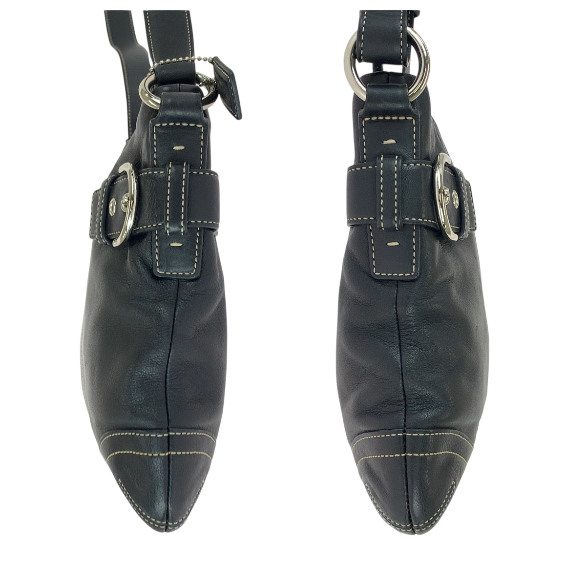 22285
COACH コーチ ブラック 黒 シルバー金具 レザー G05S-3594 ショルダーバッグ メッセンジャーバッグ レディース ABP8