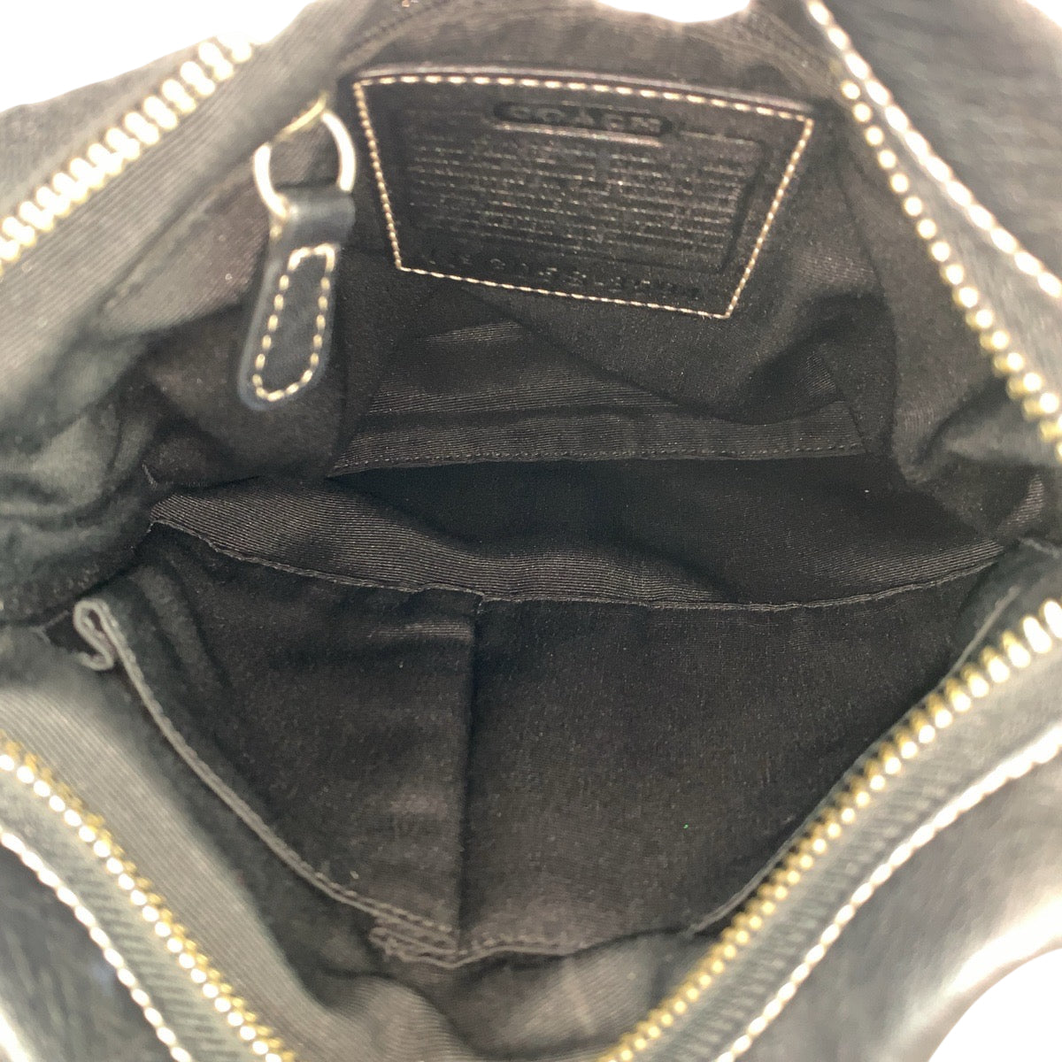 22285
COACH コーチ ブラック 黒 シルバー金具 レザー G05S-3594 ショルダーバッグ メッセンジャーバッグ レディース ABP8