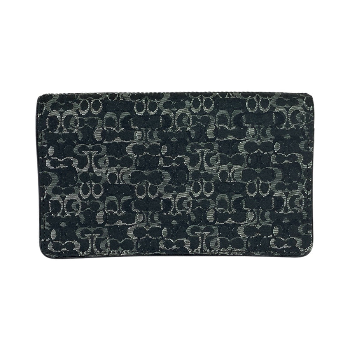 22287
COACH コーチ シグネチャー ブラック 黒 シルバー金具 キャンバス / パテントレザー チェーンショルダーバッグ ポシェット レディース B4