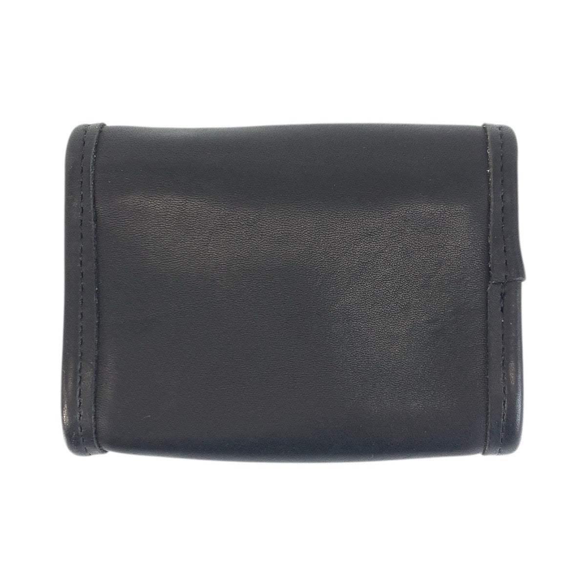 22295
COACH Vintage Old Coach Black Gold Hardware Leather Coin Purse Women's AB2