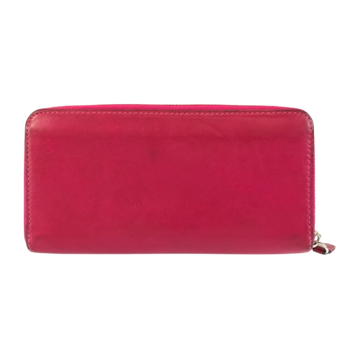 22305
COACH コーチ ピンク シルバー金具 レザー 長財布 ロングウォレット レディース AB4