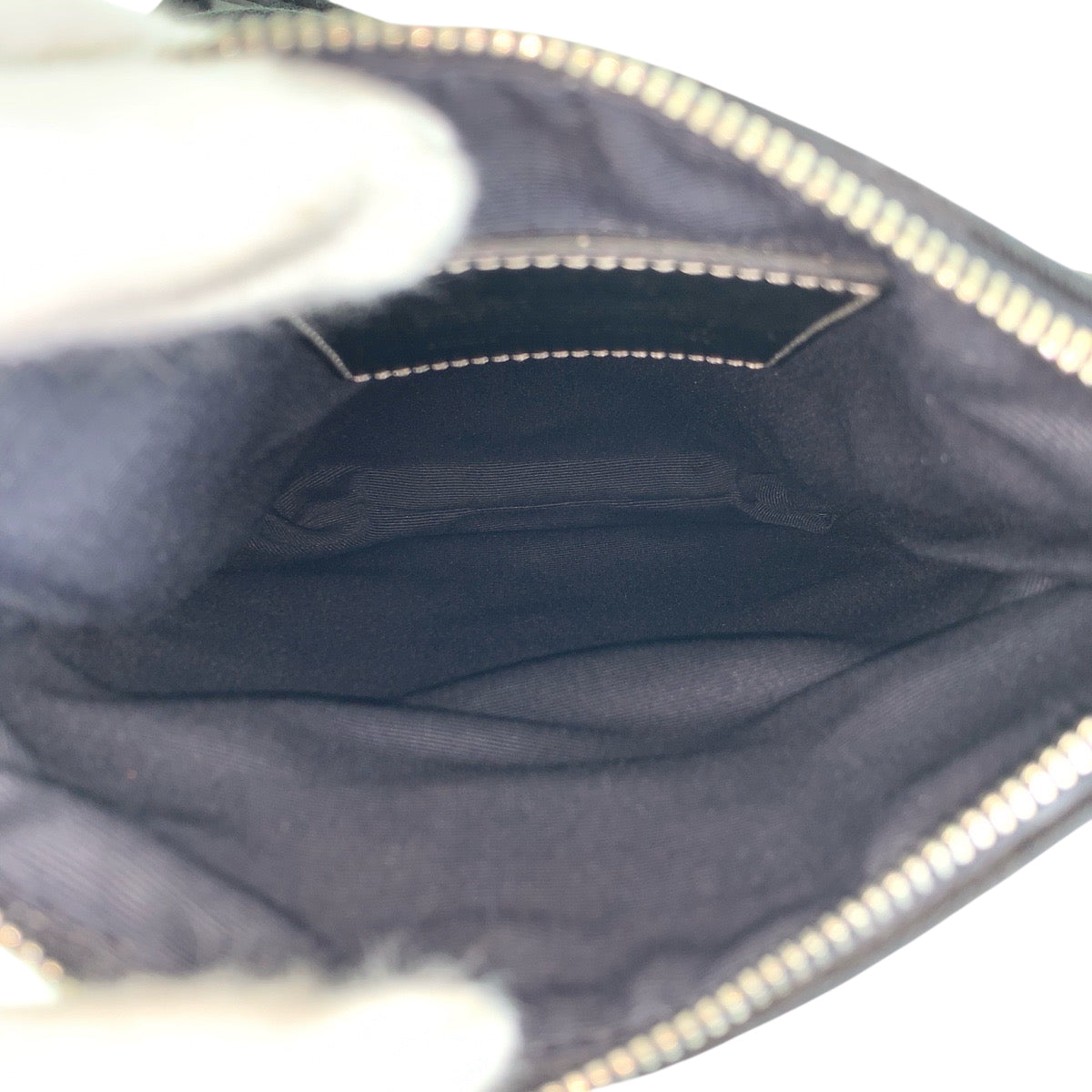 22309
COACH Signature Black Canvas / Leather Shoulder Bag Pochette Ladies AB6