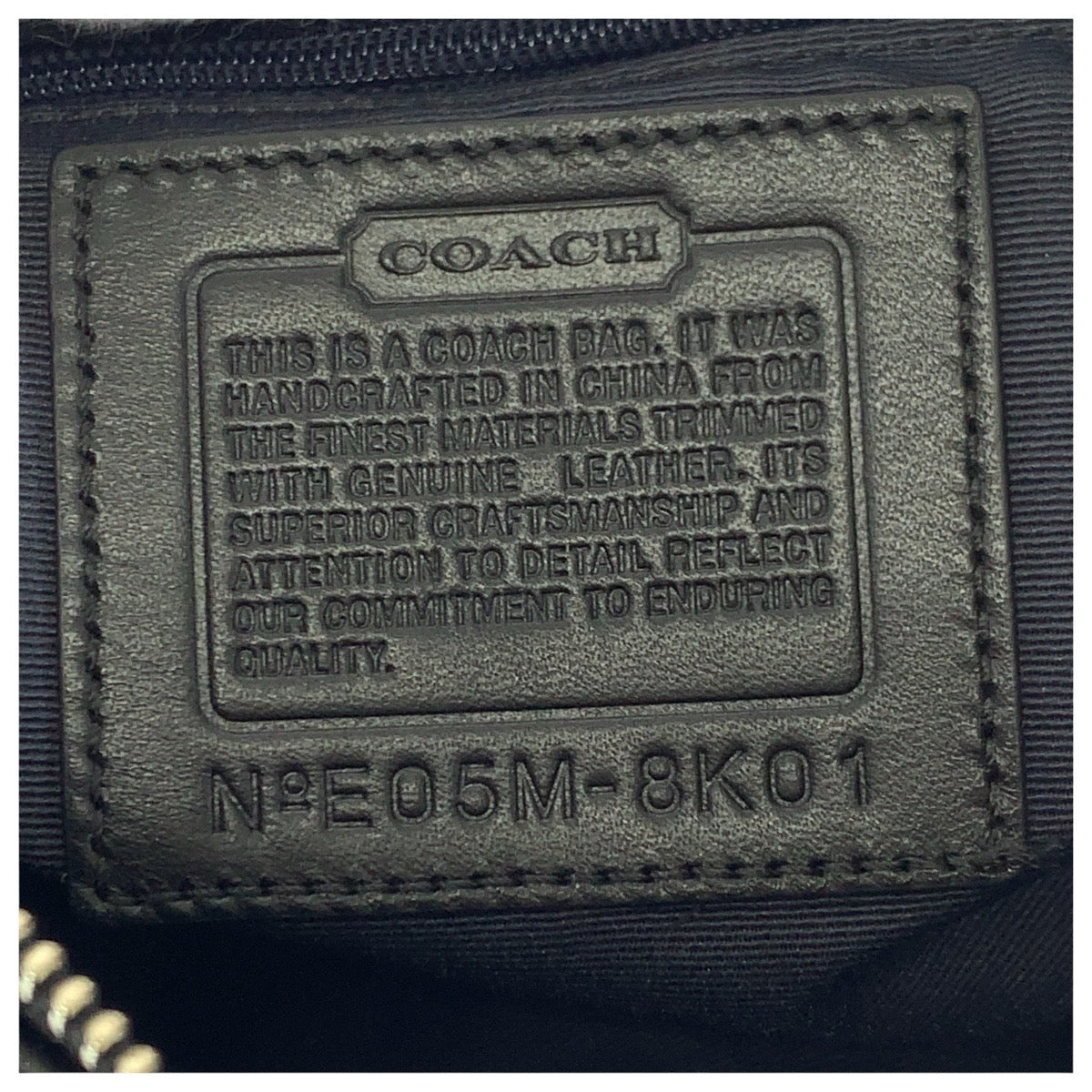 22310
COACH コーチ シグネチャー ブラック 黒 シルバー金具 キャンバス / レザー 8K01 ハンドバッグ レディース ABP6