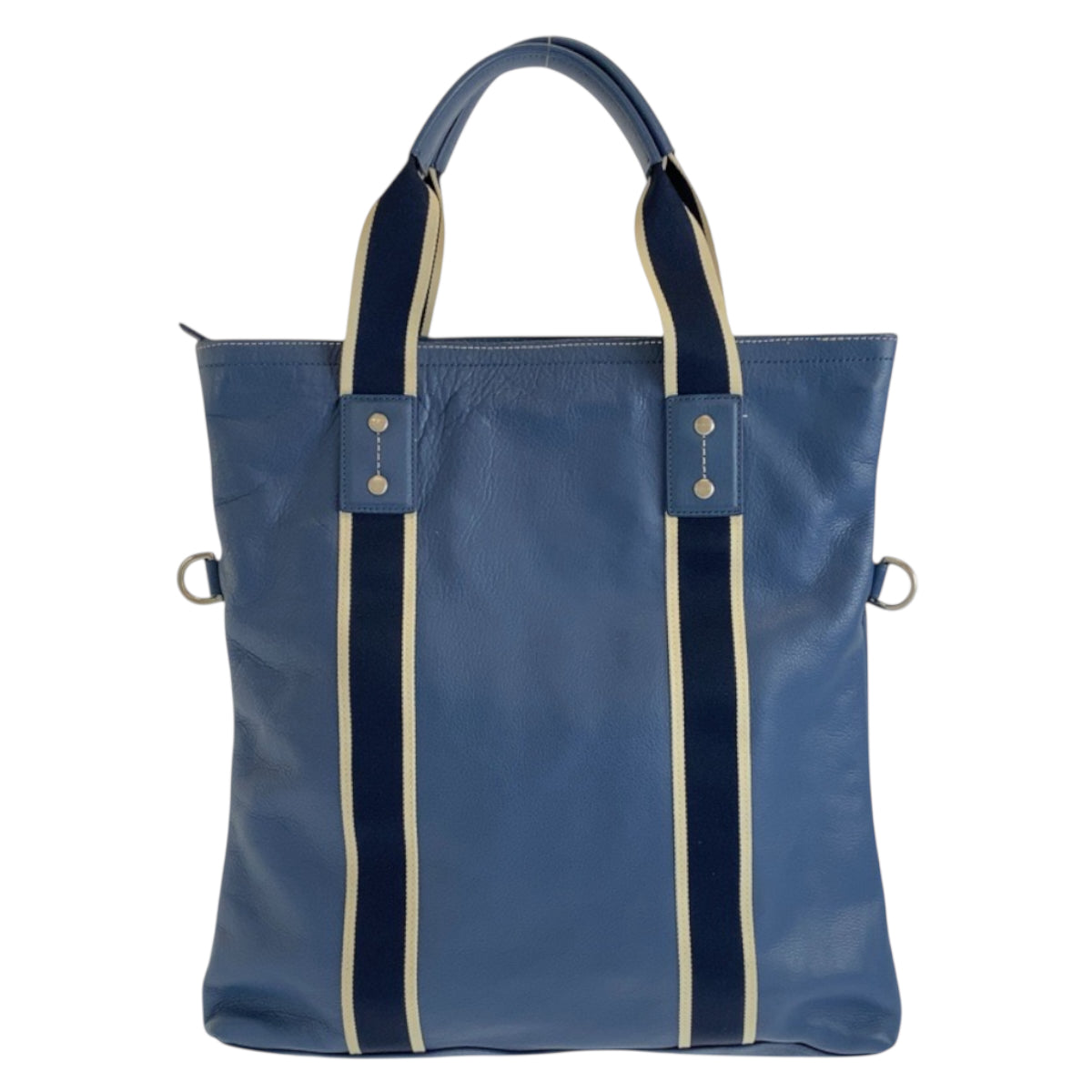 22318
COACH コーチ ブルー 青 シルバー金具 レザー 70558 トートバッグ ビジネスバッグ メンズ AB8