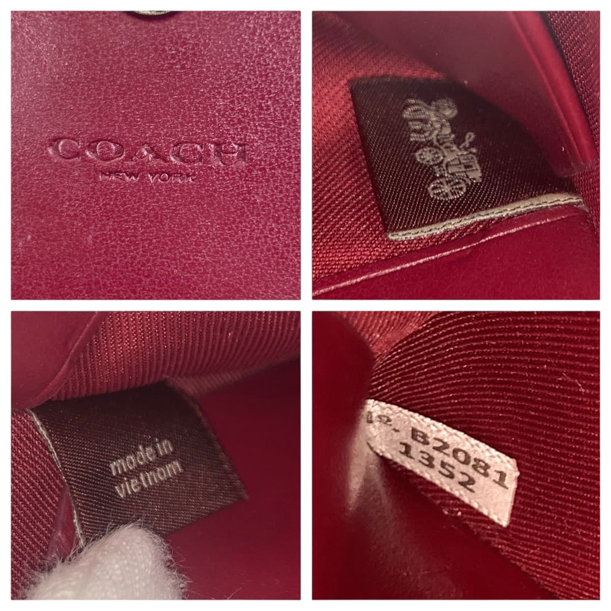 22335
COACH コーチ ミディアムフラップウォレット フラワー ホワイト マルチカラー レザー 1352 折財布 コンパクトウォレット レディース AB3