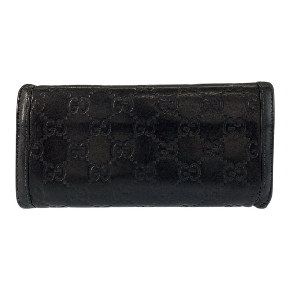 22178
GUCCI グッチ インターロッキング グッチシマ ブラック 黒 ゴールド金具 レザー 282431 長財布 ロングウォレット 男女兼用 レディース AB8