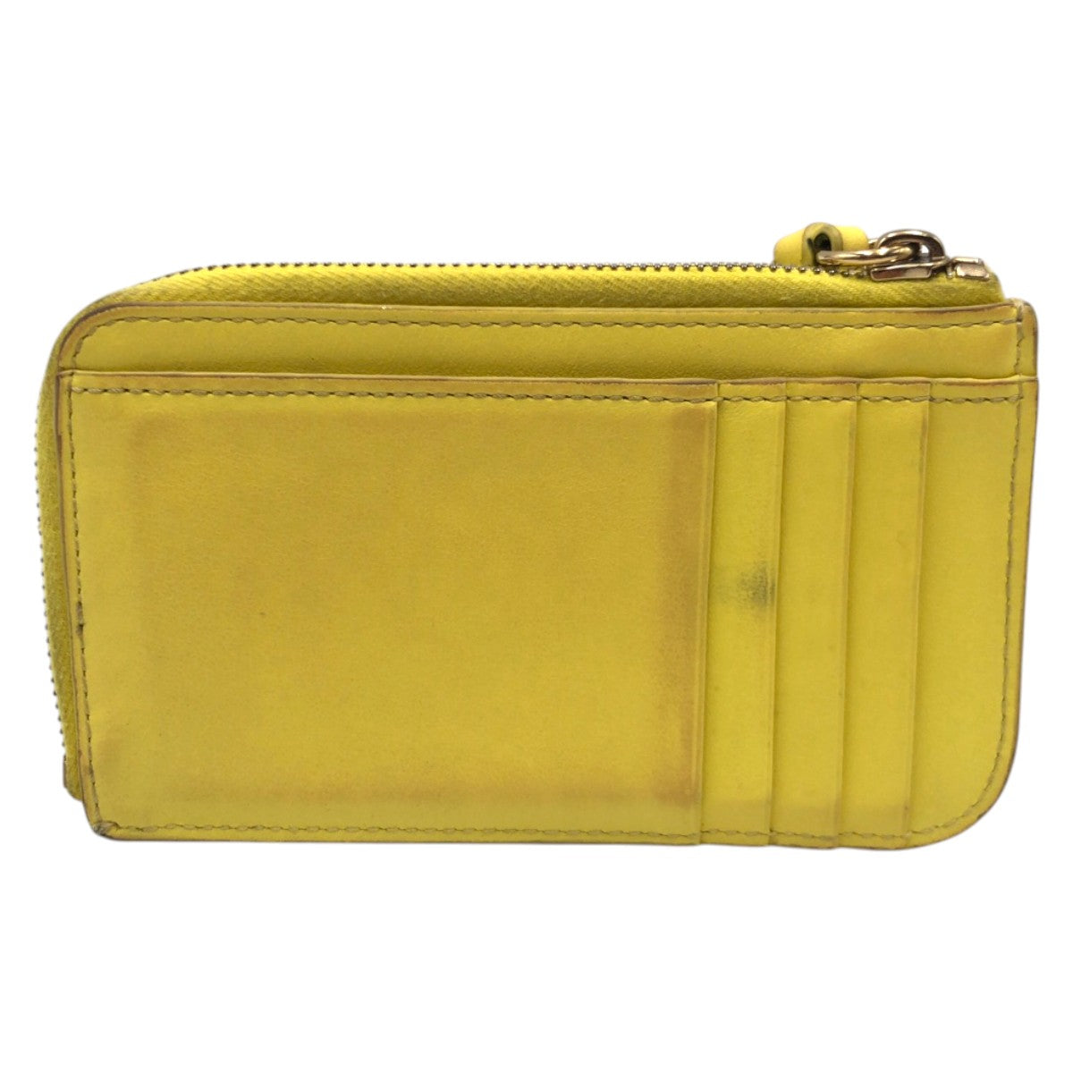 22351
Chloe クロエ Chloé Sense イエロー レザー 02 23 60 65 コインケース カードケース レディース AB3