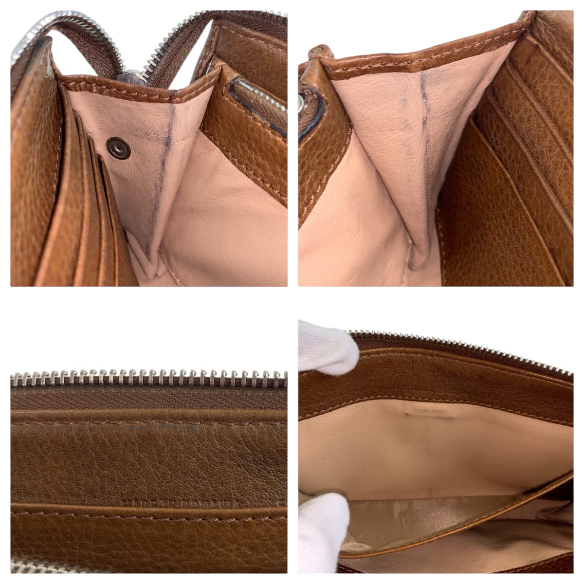22365
Chloe Paddington Brown Leather Long Wallet for Women AB3