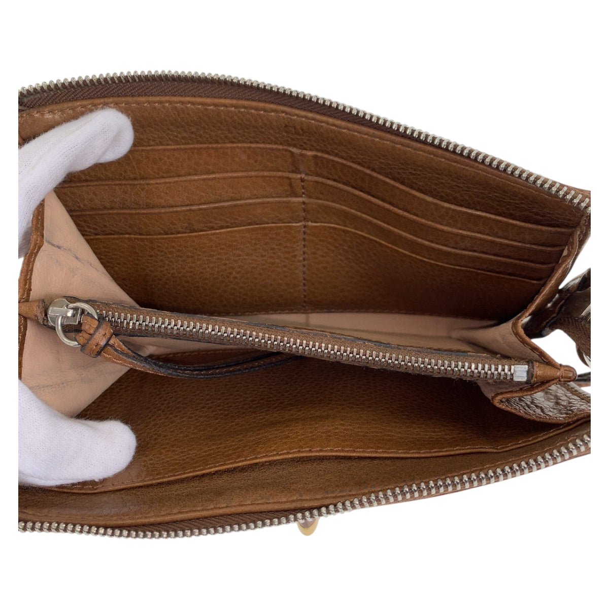 22365
Chloe Paddington Brown Leather Long Wallet for Women AB3