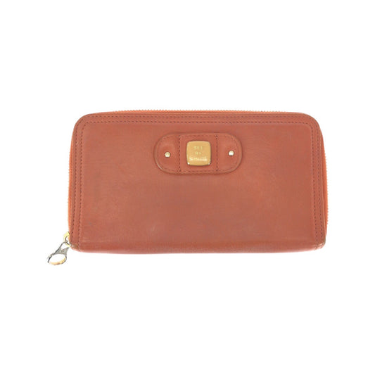 22367
Chloe クロエ リジー オレンジ コーラルオレンジ ゴールド金具 レザー B066YT 長財布 ロングウォレット レディース AB3