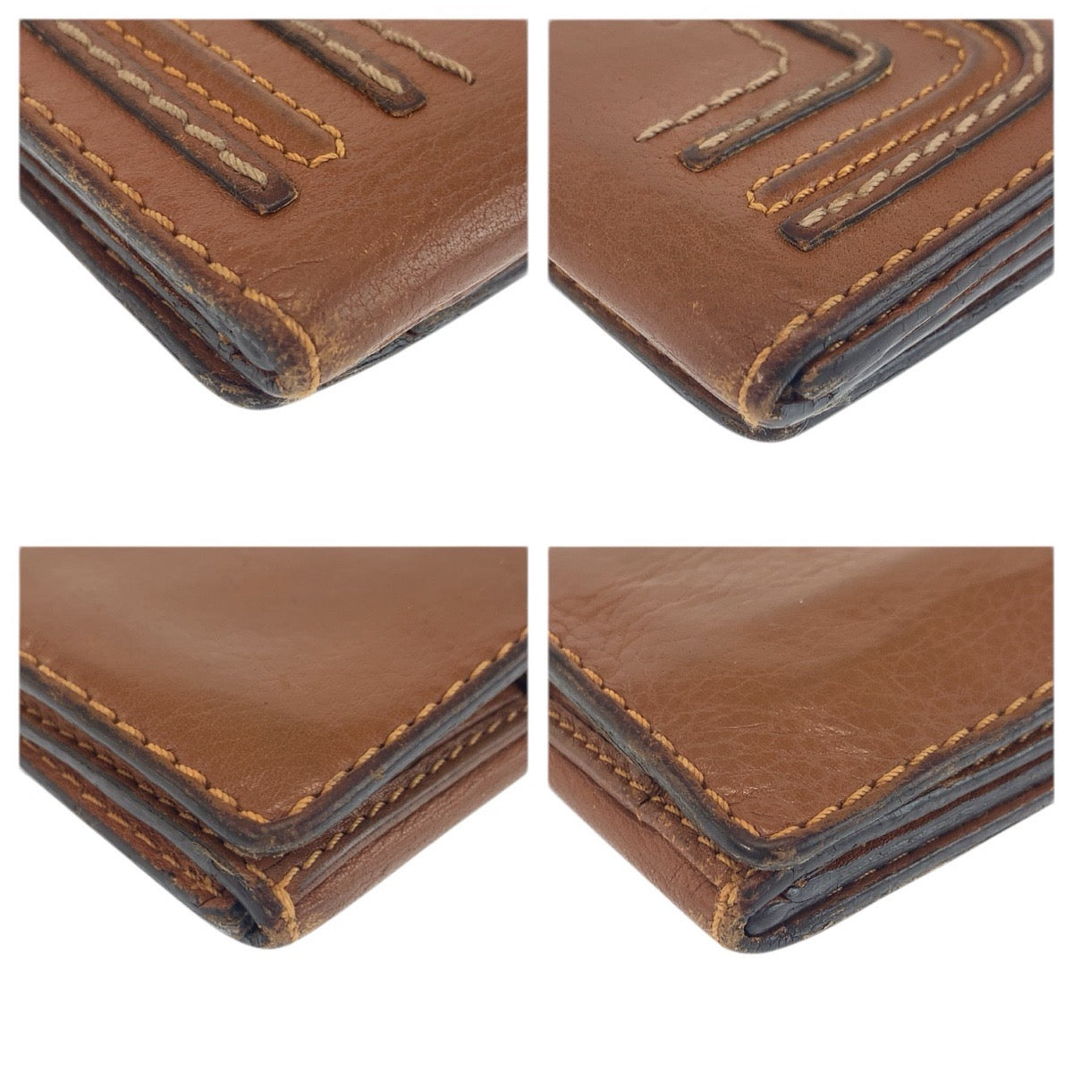 22372
Chloe クロエ マーシー ブラウン ゴールド金具 レザー 折り財布 コンパクトウォレット レディース AB3