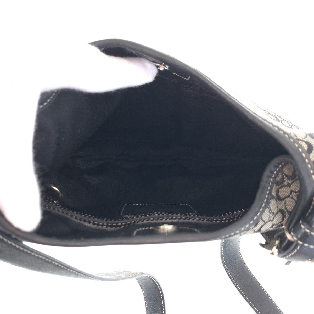 22378
COACH コーチ ミニシグネチャー ソーホー グレー グレージュ シルバー金具 キャンバス / レザー 6386 ショルダーバッグ ポシェット レディース AB6