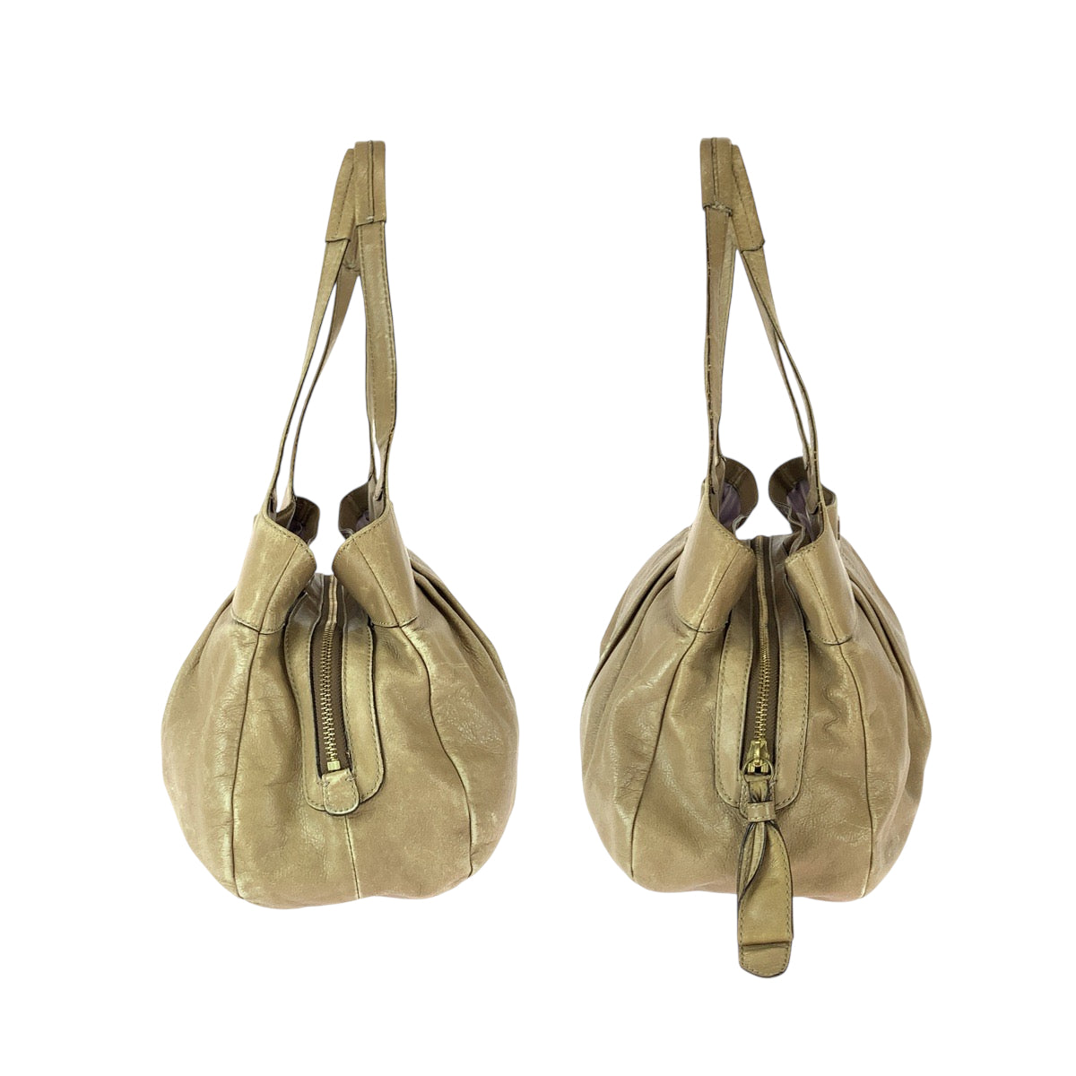 22380
COACH コーチ ベージュ ゴールド金具 レザー 14052 トートバッグ ショルダーバッグ レディース B3