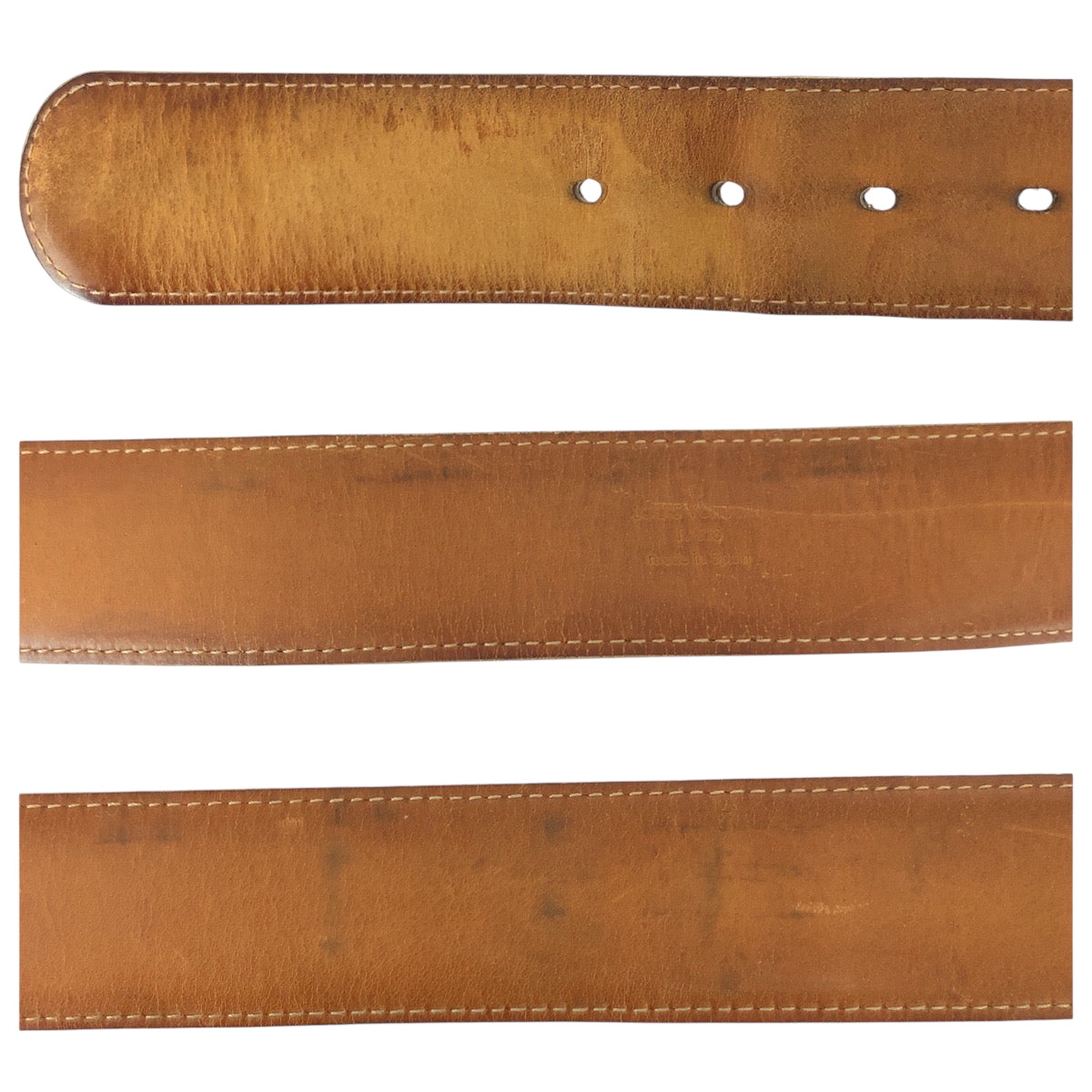 22383
LOUIS VUITTON ルイヴィトン ダミエ アズール サンチュール ポシェット ソロ ホワイト グレー ゴールド金具 PVC / レザー M9835 ベルト 男女兼用 メンズ AB8