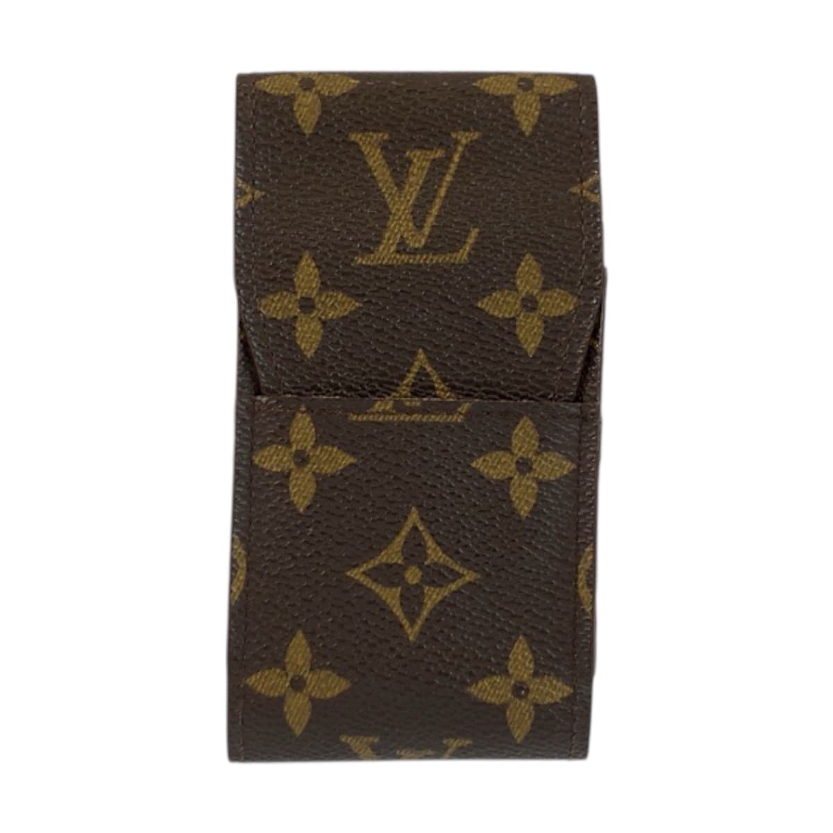 22384
LOUIS VUITTON ルイヴィトン モノグラム エテュイ シガレット ブラウン PVC M63024 シガレットケース タバコケース メンズ AB5