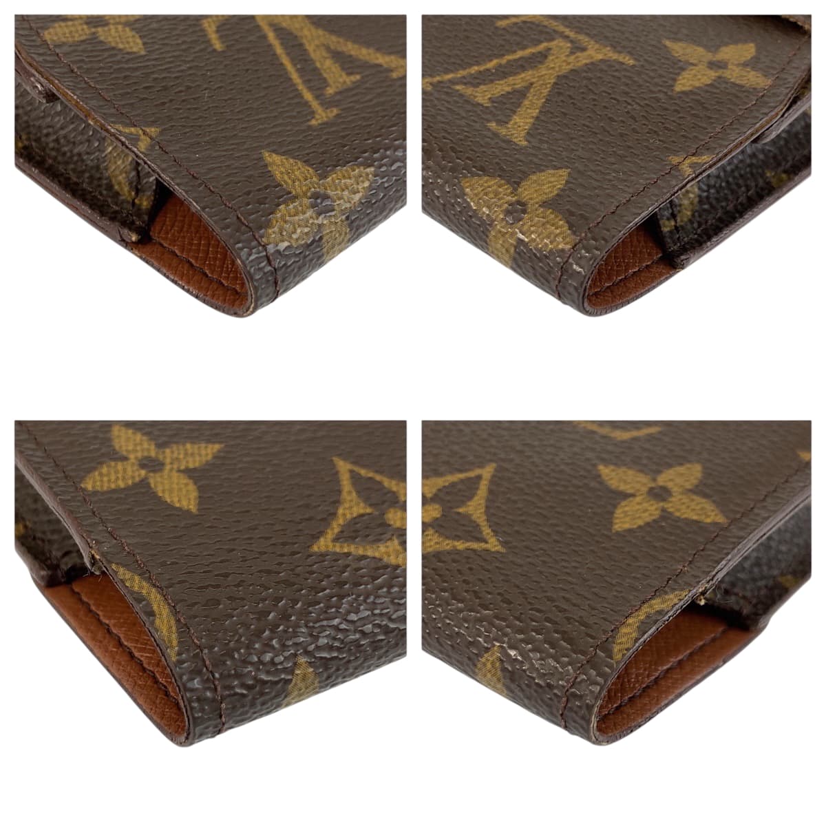 22384
LOUIS VUITTON ルイヴィトン モノグラム エテュイ シガレット ブラウン PVC M63024 シガレットケース タバコケース メンズ AB5