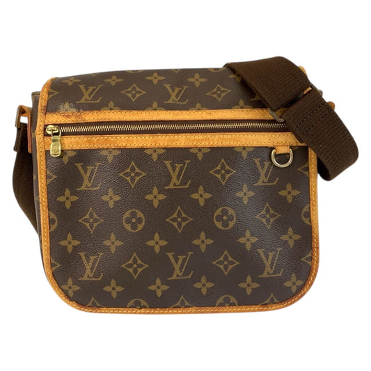 22393
LOUIS VUITTON ルイヴィトン モノグラム メッセンジャー ボスフォールPM ブラウン ゴールド金具 PVC / レザー M40106 ショルダーバッグ ポシェット レディース B16