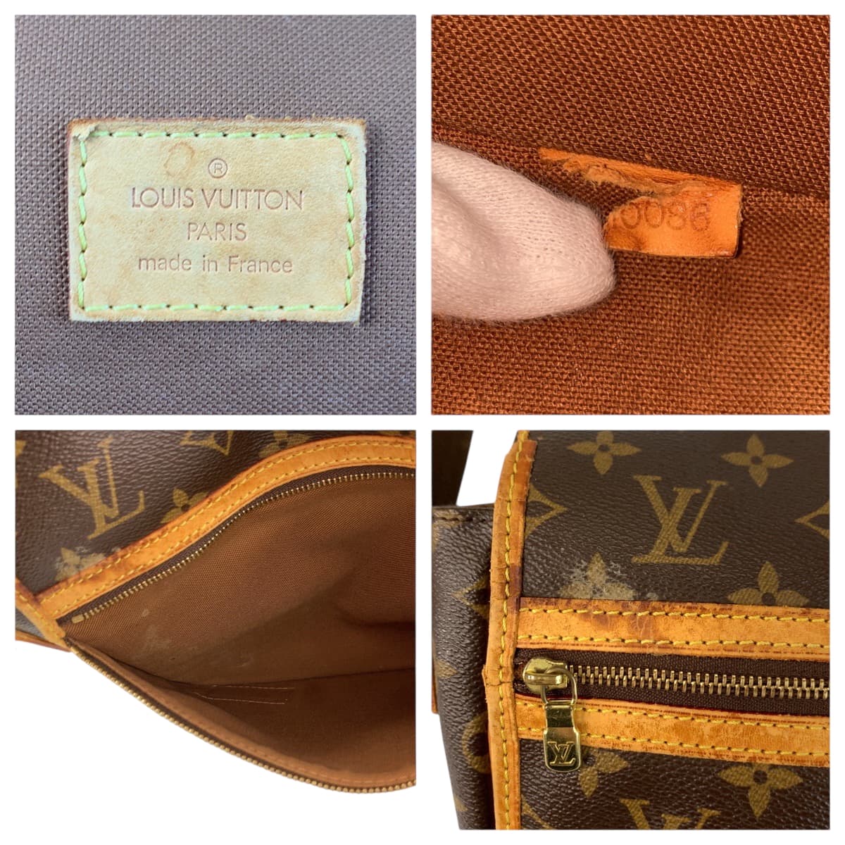 22393
LOUIS VUITTON ルイヴィトン モノグラム メッセンジャー ボスフォールPM ブラウン ゴールド金具 PVC / レザー M40106 ショルダーバッグ ポシェット レディース B16
