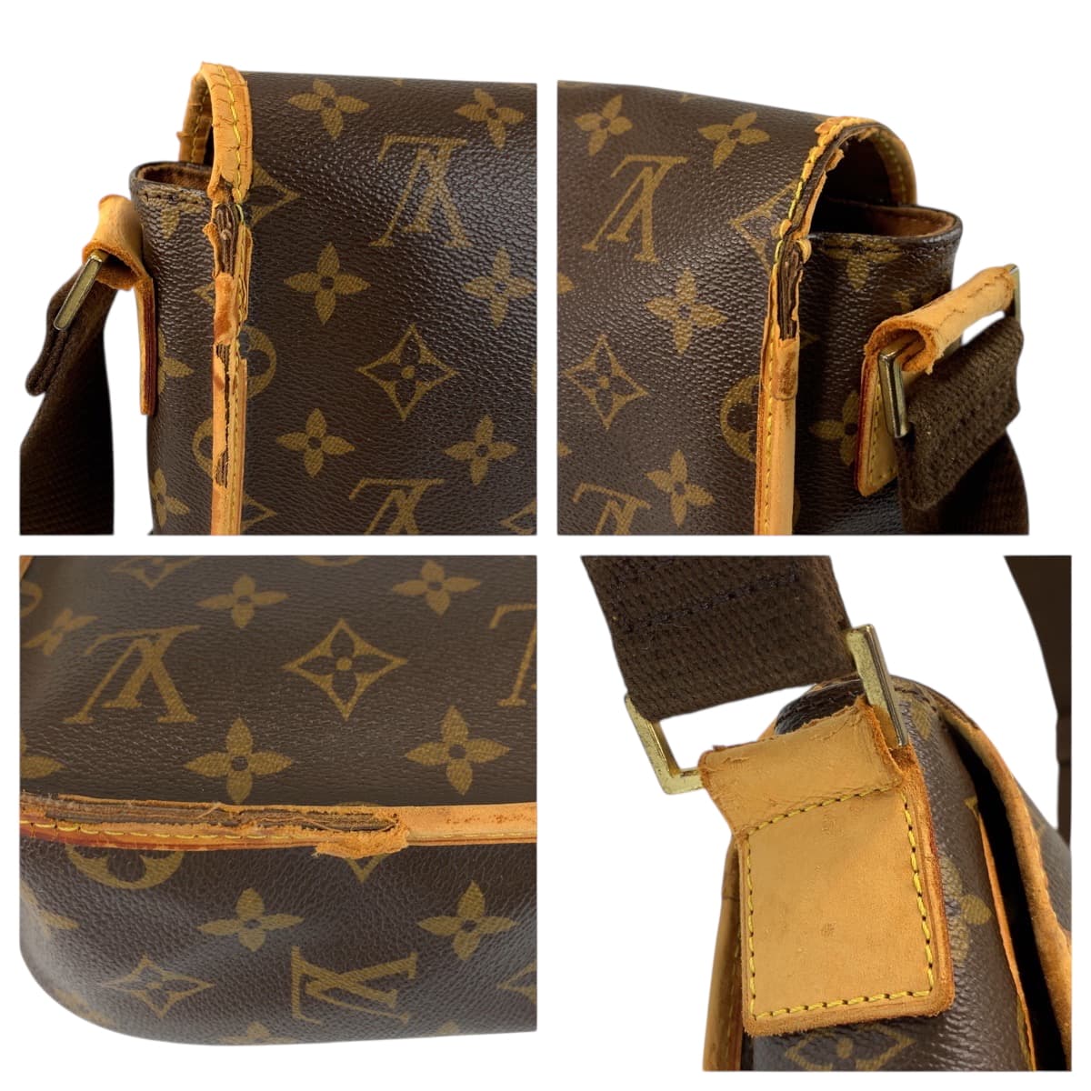 22393
LOUIS VUITTON ルイヴィトン モノグラム メッセンジャー ボスフォールPM ブラウン ゴールド金具 PVC / レザー M40106 ショルダーバッグ ポシェット レディース B16