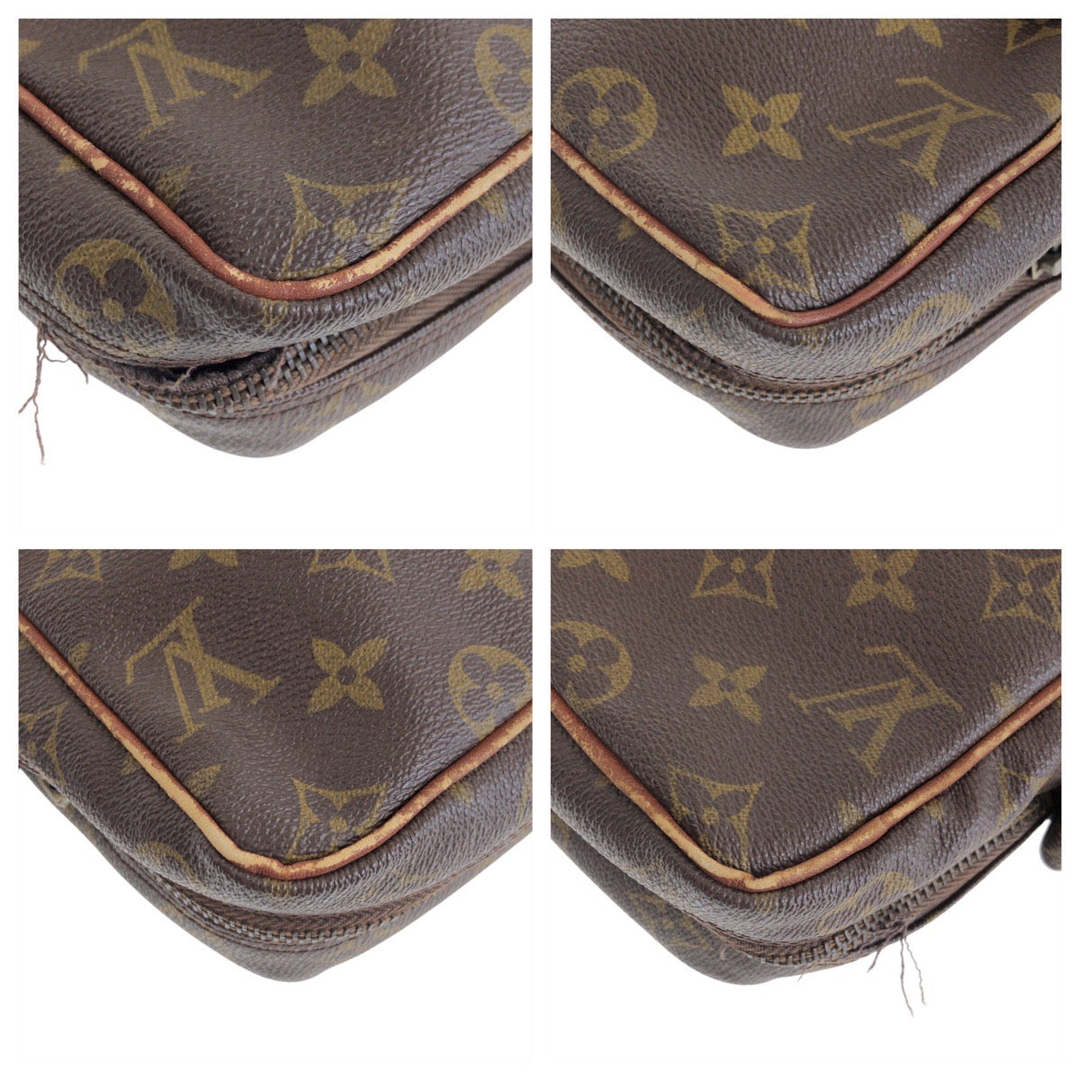 22394
LOUIS VUITTON ルイヴィトン モノグラム マルソー ブラウン ゴールド金具 PVC M40264 ショルダーバッグ ポシェット レディース B10