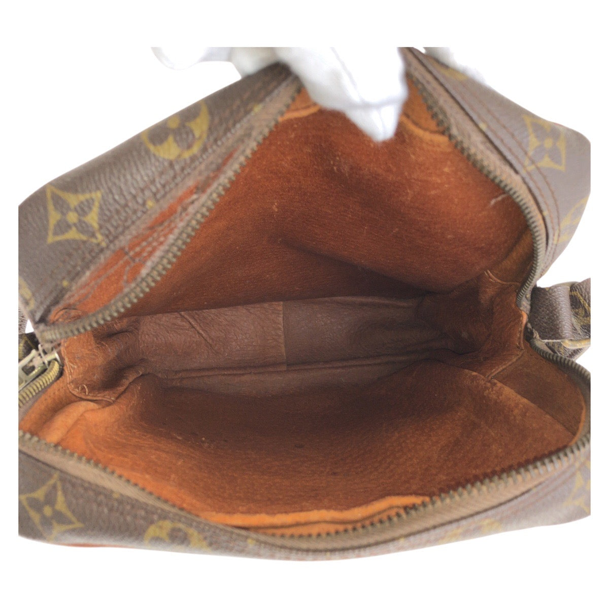 22394
LOUIS VUITTON ルイヴィトン モノグラム マルソー ブラウン ゴールド金具 PVC M40264 ショルダーバッグ ポシェット レディース B10