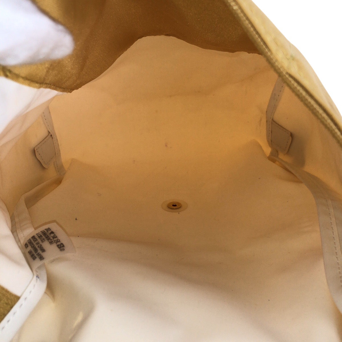 22397
Longchamp ロンシャン ル・プリアージュ イエロー ブラウン ゴールド金具 ナイロン / レザー リュック・デイパック バックパック レディース AB7