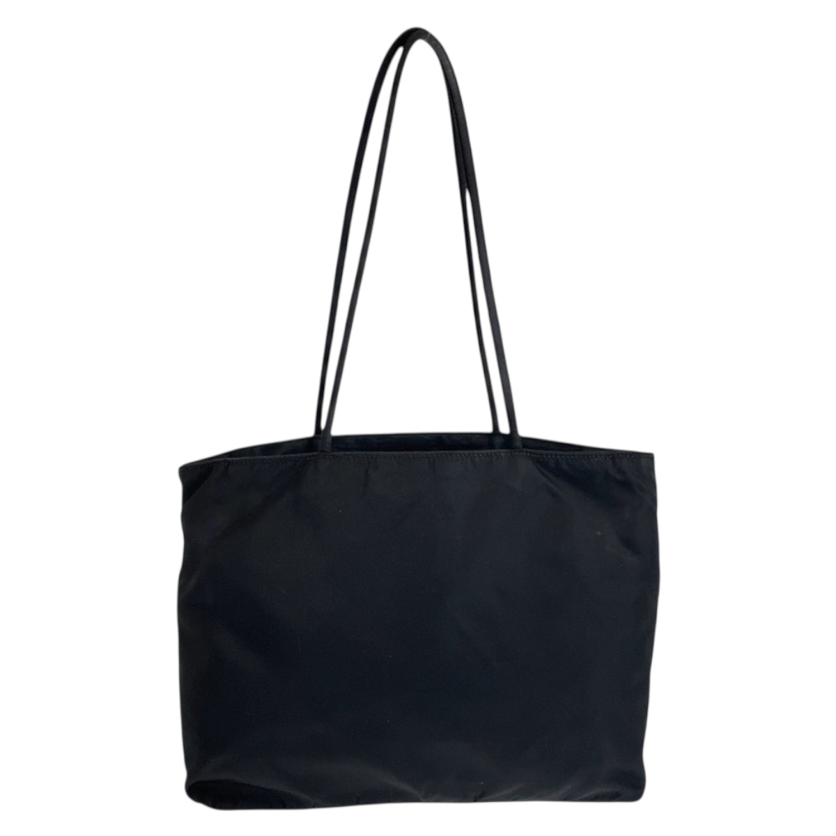 22398
PRADA プラダ テスート 三角ロゴプレート ブラック 黒 シルバー金具 ナイロン トートバッグ ショルダーバッグ レディース AB18