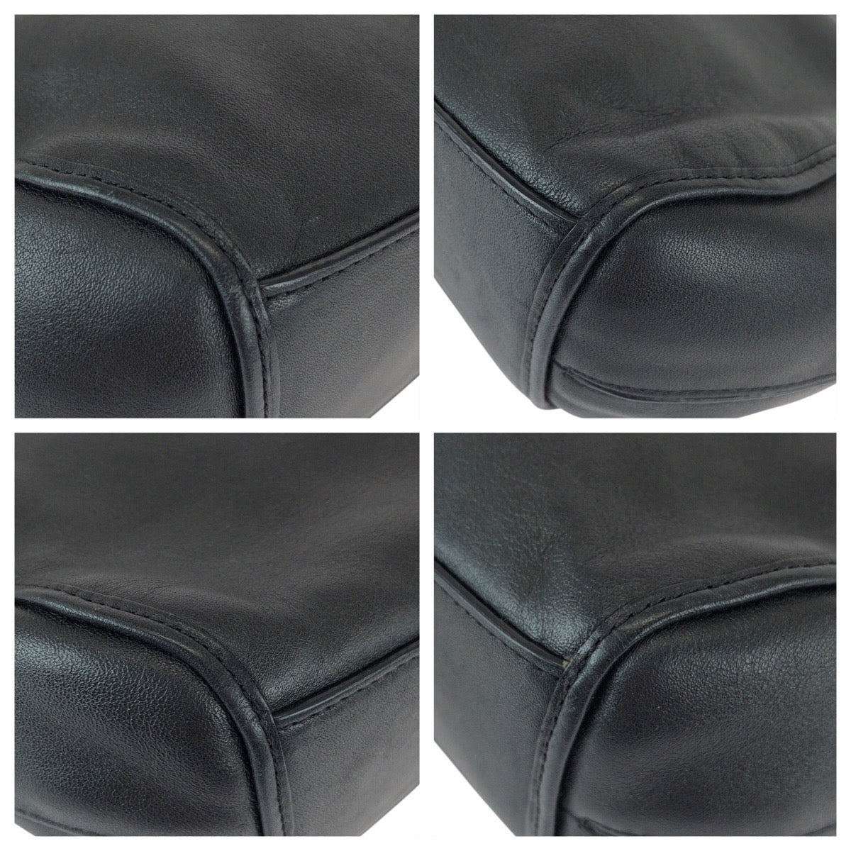 22401
COACH コーチ ブラック 黒 ゴールド金具 レザー D1581-F51900 ハンドバッグ ショルダーバッグ 2way レディース ABP8