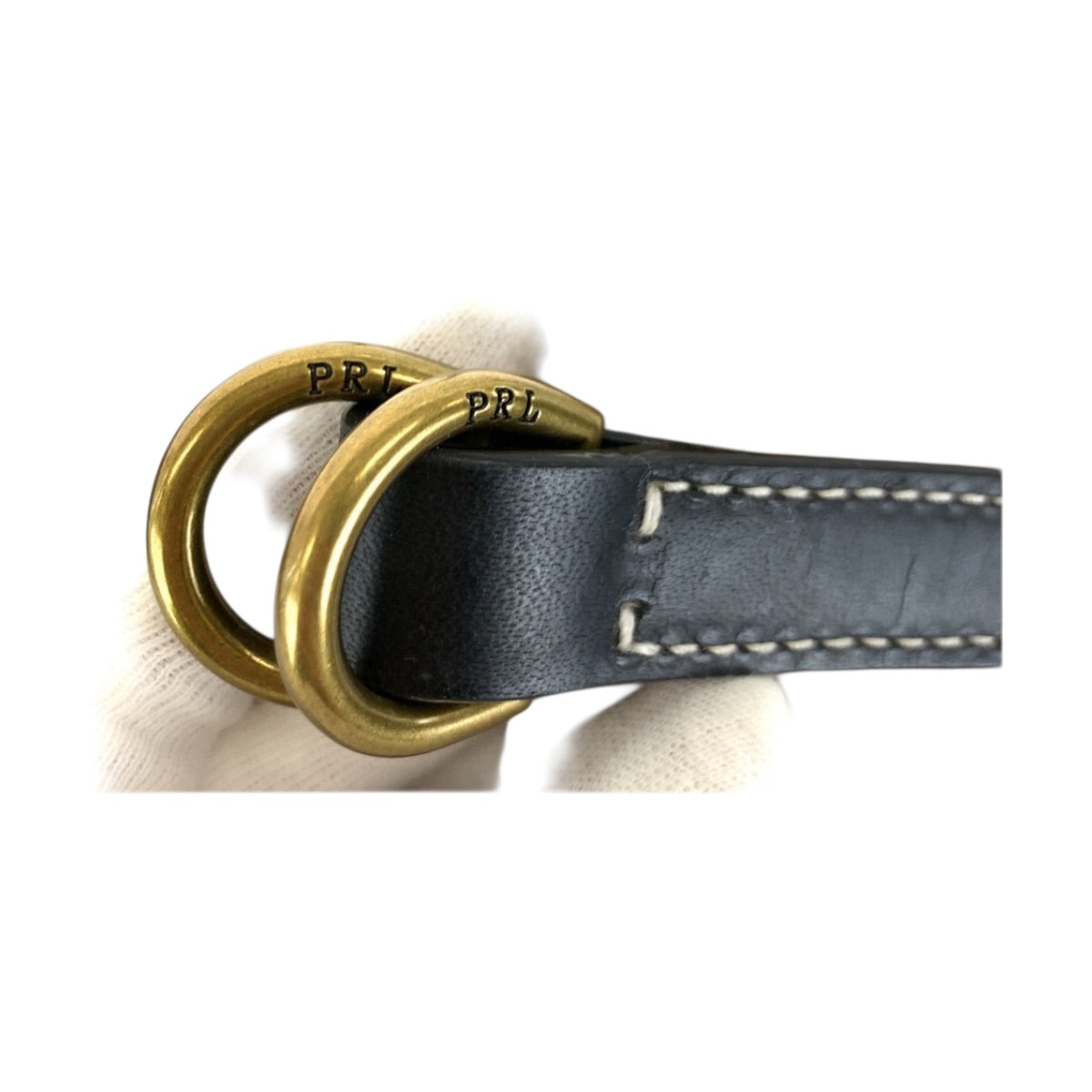 22403
POLO RALPH LAUREN ポロ ラルフローレン ブラウン ブラック ゴールド金具 ラフィア / レザー トートバッグ ショルダーバッグ レディース ABP8