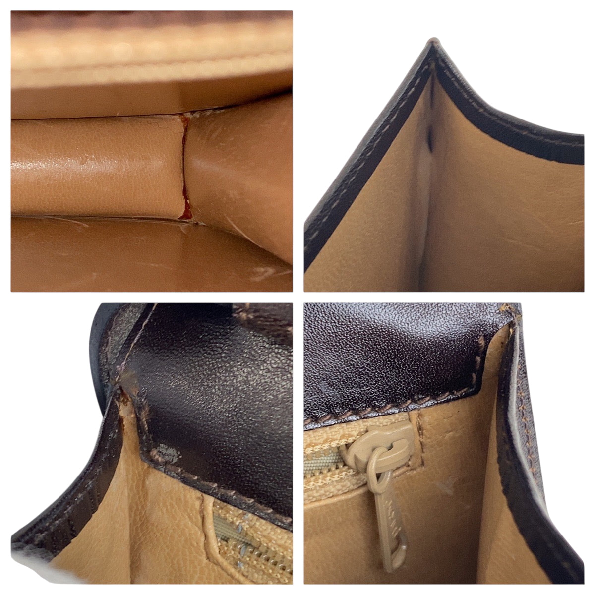 22410
BALLY バリー ブラウン ゴールド金具 レザー ショルダーバッグ ポシェット レディース ABP10