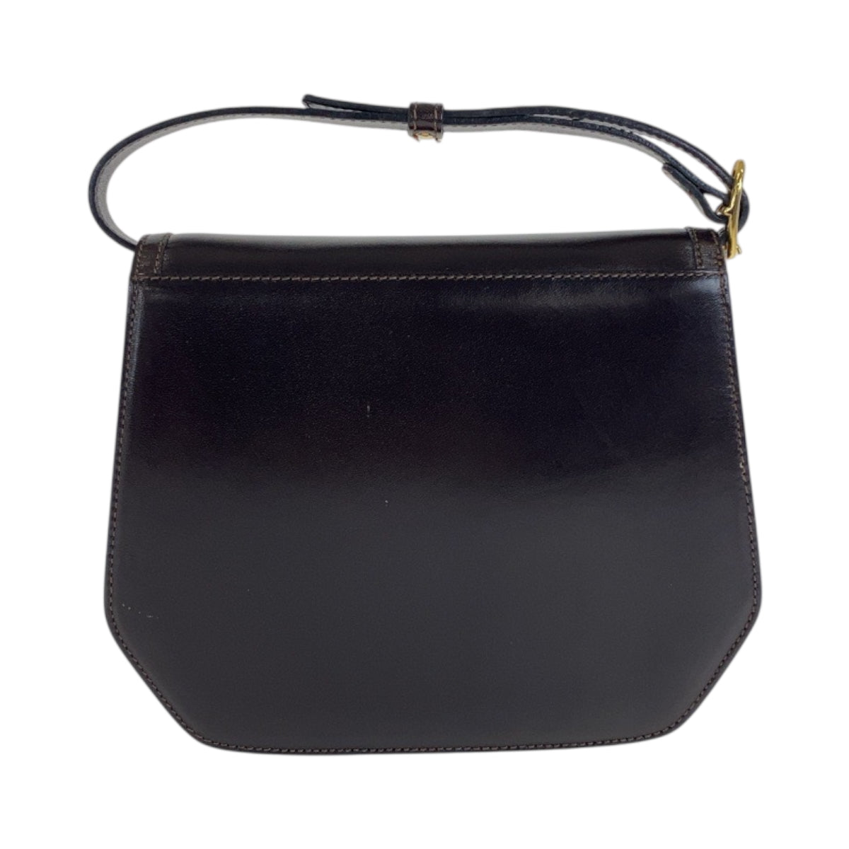 22410
BALLY バリー ブラウン ゴールド金具 レザー ショルダーバッグ ポシェット レディース ABP10