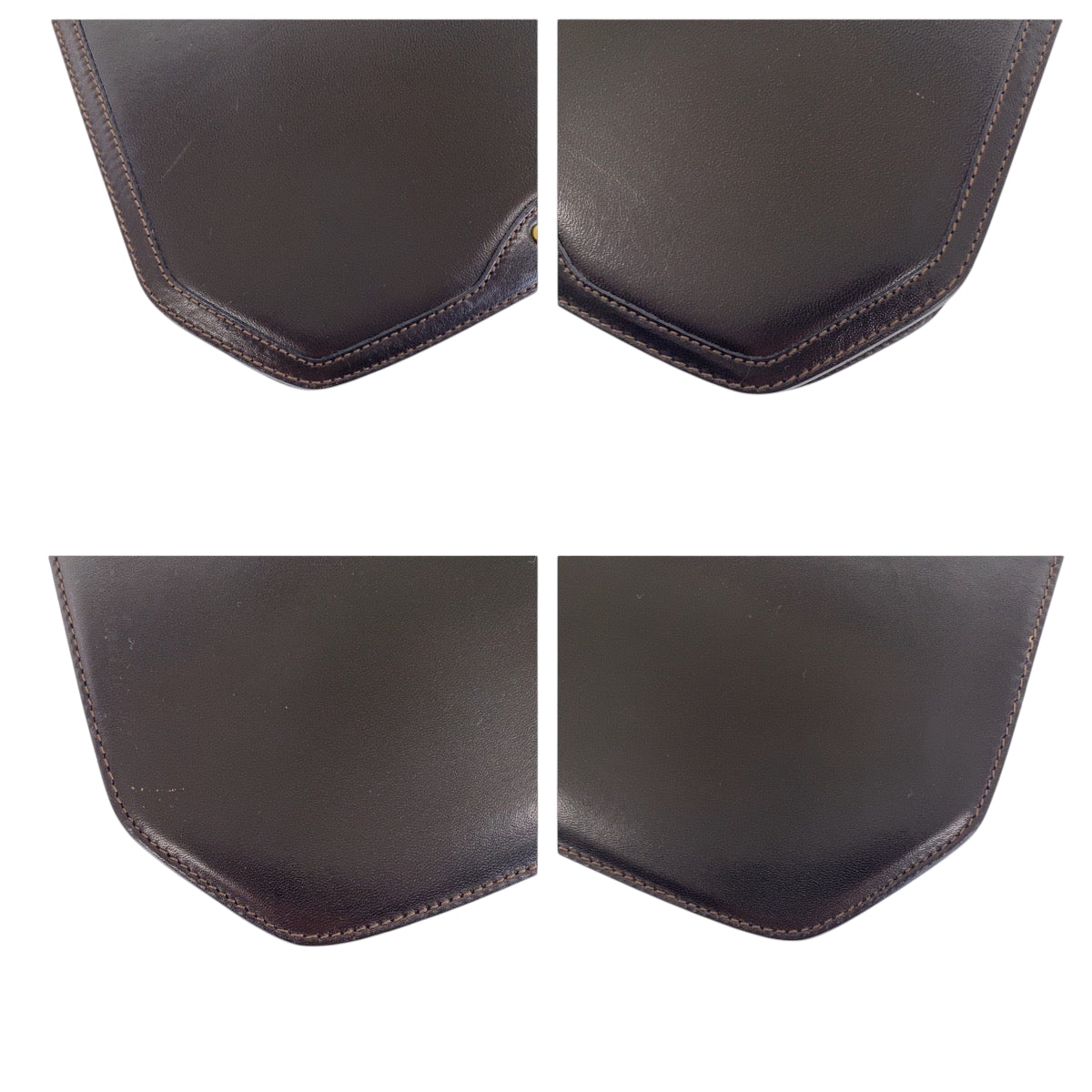 22410
BALLY バリー ブラウン ゴールド金具 レザー ショルダーバッグ ポシェット レディース ABP10