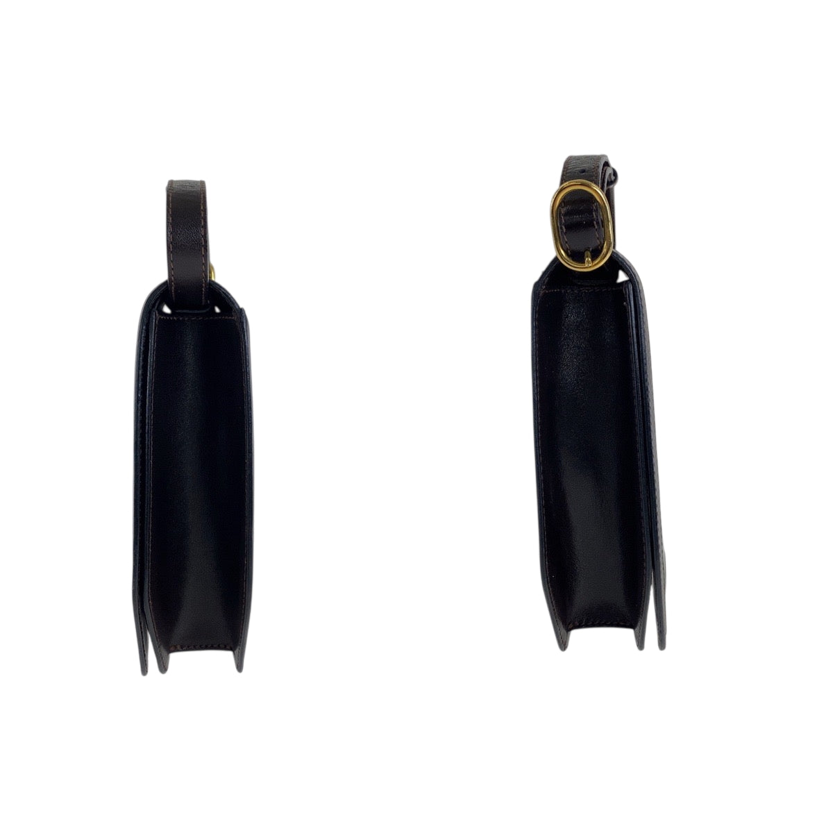 22410
BALLY バリー ブラウン ゴールド金具 レザー ショルダーバッグ ポシェット レディース ABP10