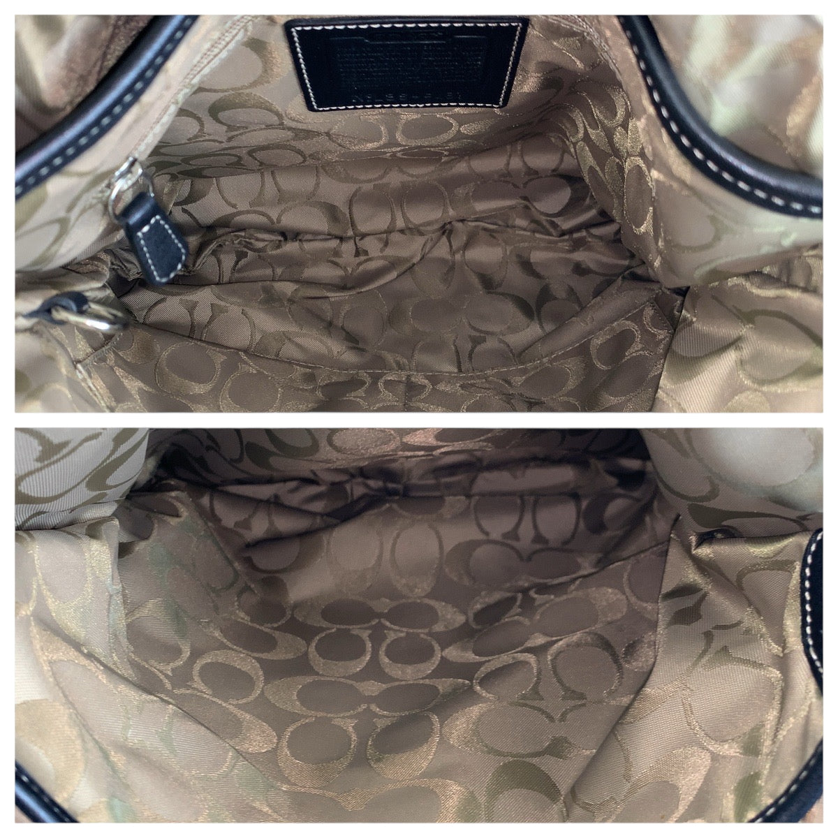 22414
COACH Soho Small Duffle Black with Silver Hardware Leather 9481 Shoulder Bag Unisex Women's A10