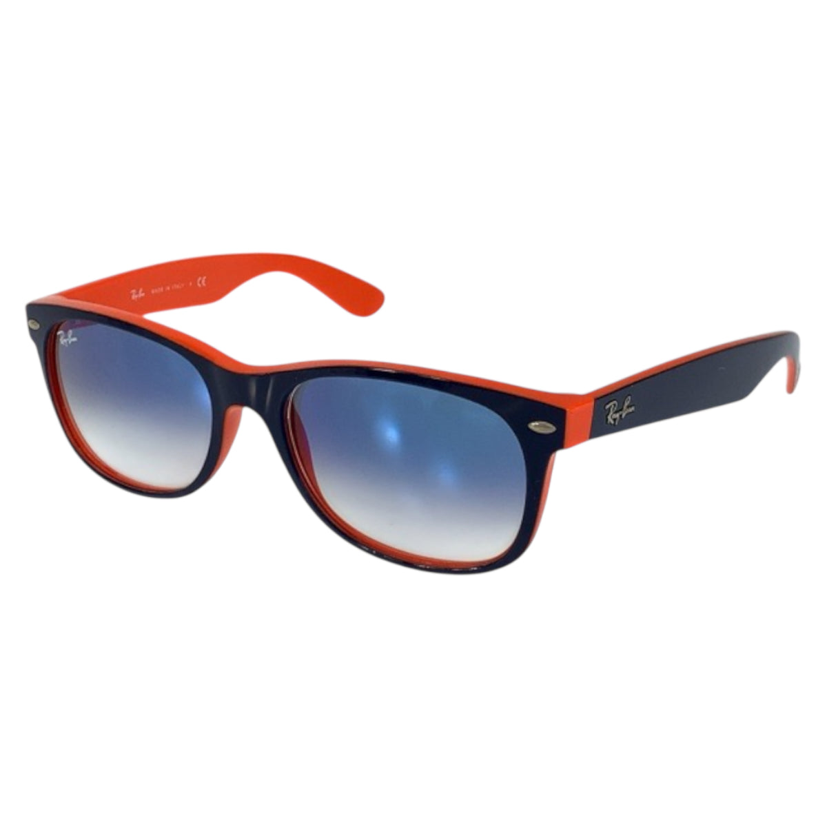 22416
Ray-Ban レイバン ニューウェイファーラー ミラーレンズ ネイビー オレンジ シルバー金具 プラスチック RB2132 789/3F 55□18 2N サングラス メガネ 男女兼用 スクエア メンズ ABP13