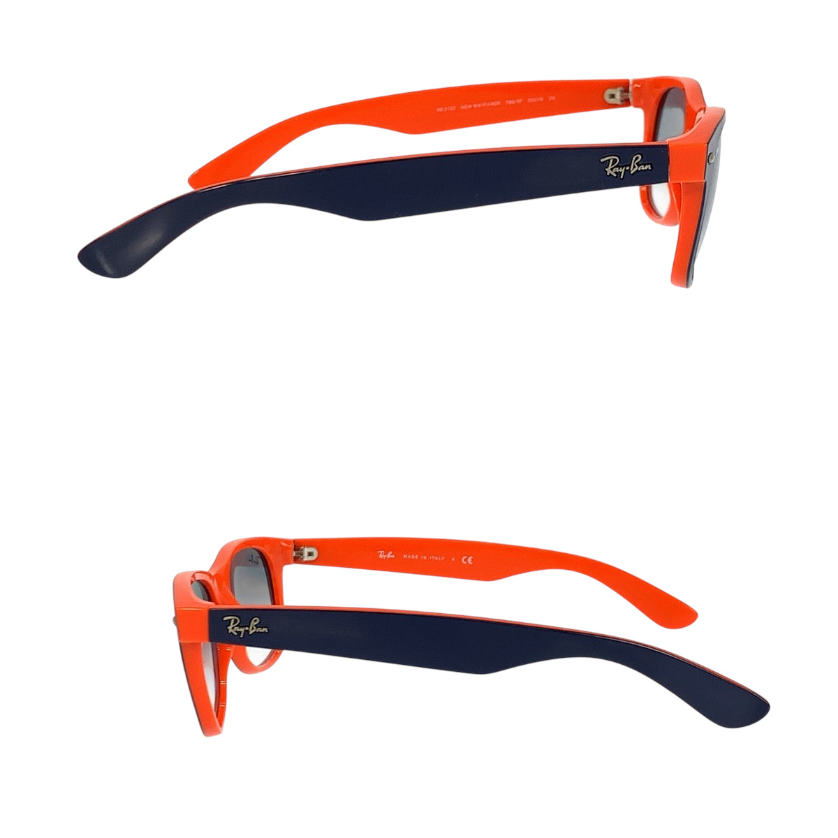 22416
Ray-Ban レイバン ニューウェイファーラー ミラーレンズ ネイビー オレンジ シルバー金具 プラスチック RB2132 789/3F 55□18 2N サングラス メガネ 男女兼用 スクエア メンズ ABP13